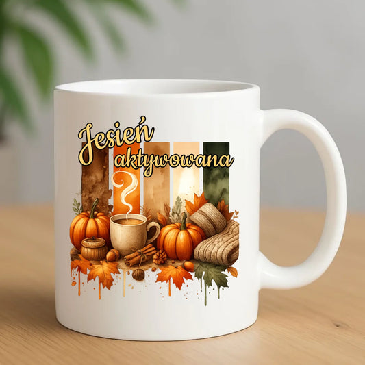 Kubek jesienny - Jesień aktywowana JS26 - StoryCups.pl