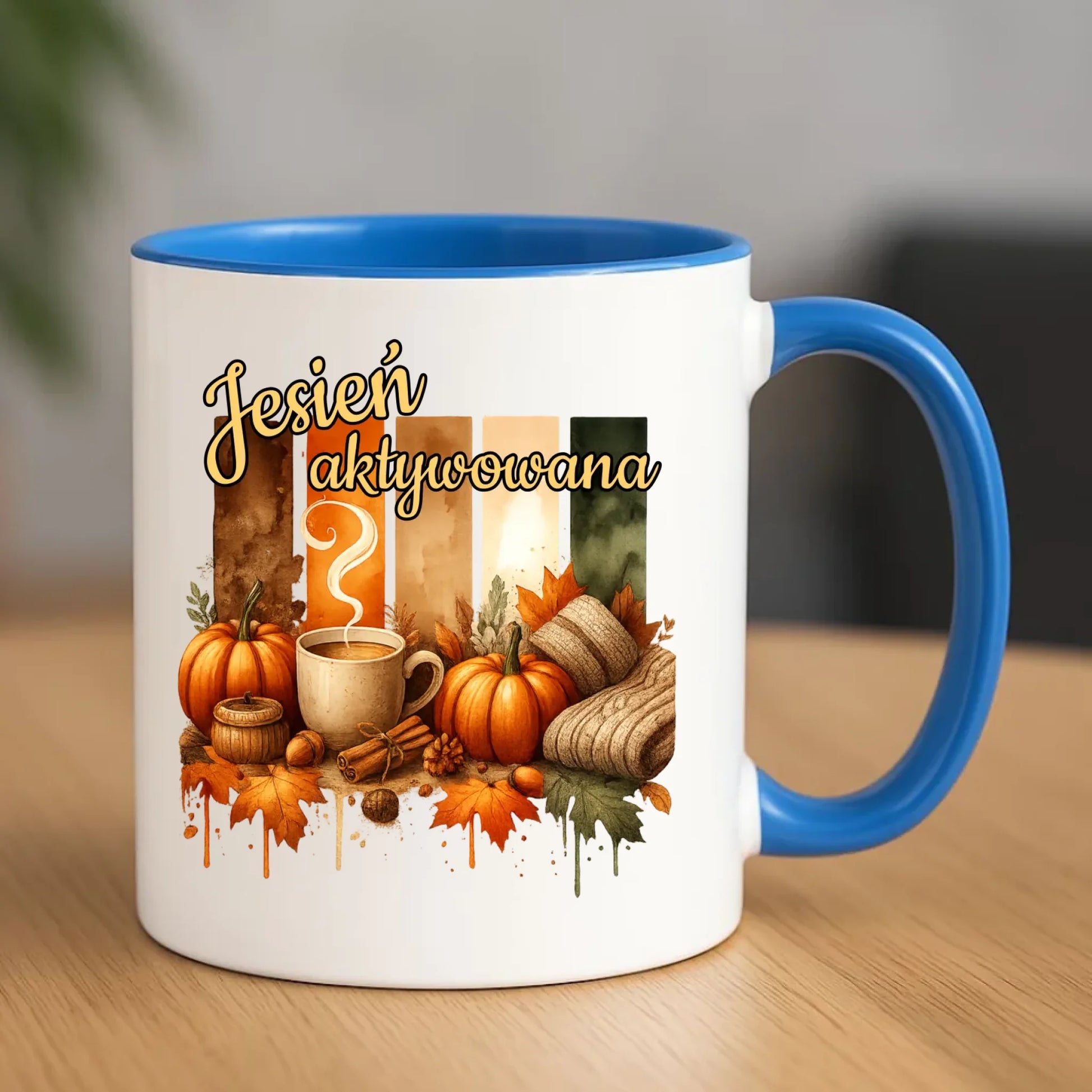Kubek jesienny - Jesień aktywowana JS26 - StoryCups.pl