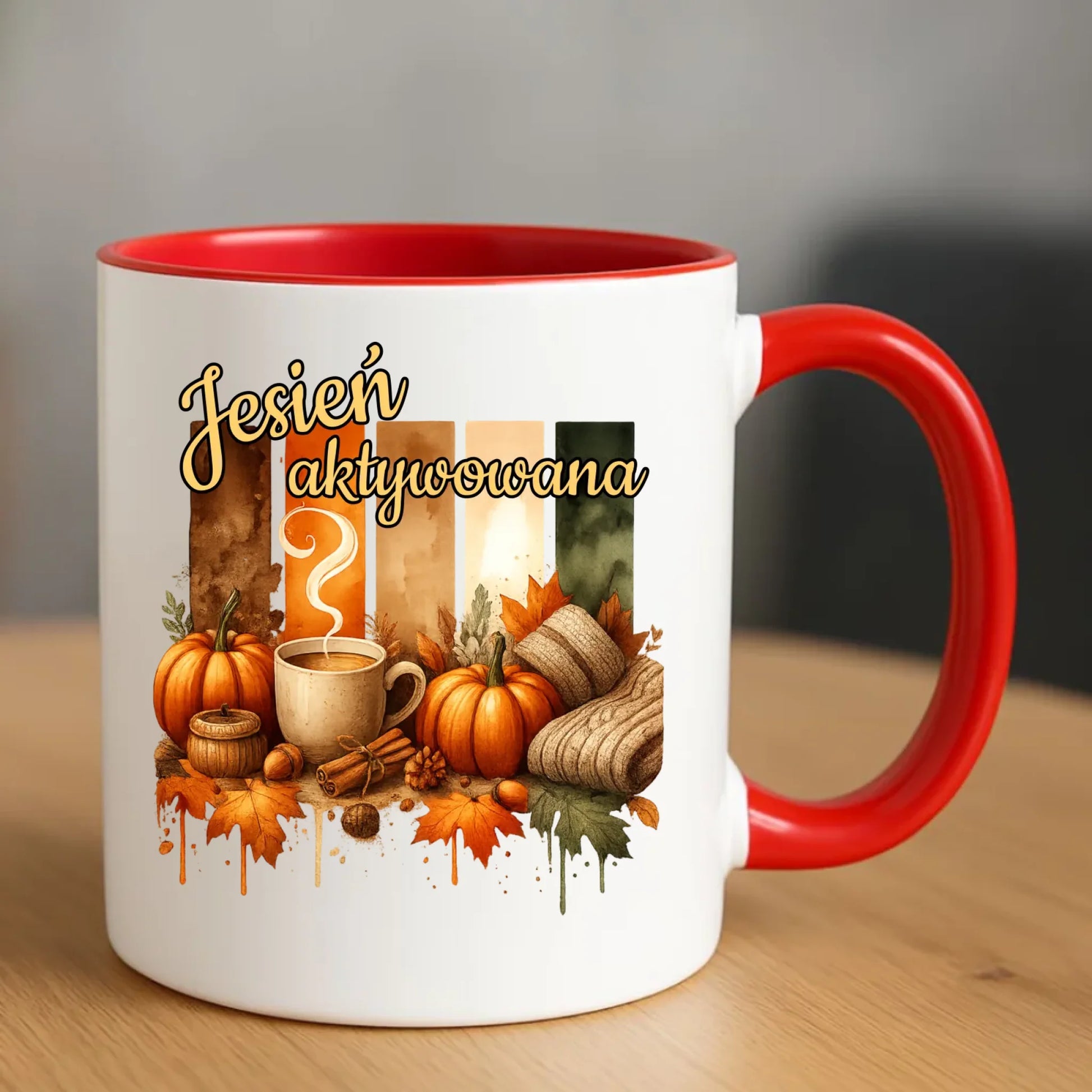 Kubek jesienny - Jesień aktywowana JS26 - StoryCups.pl