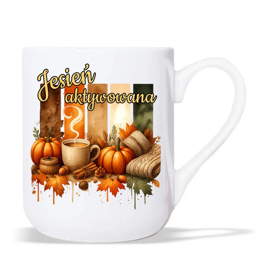 Kubek elegant jesienny - Jesień aktywowana JS26 - StoryCups.pl