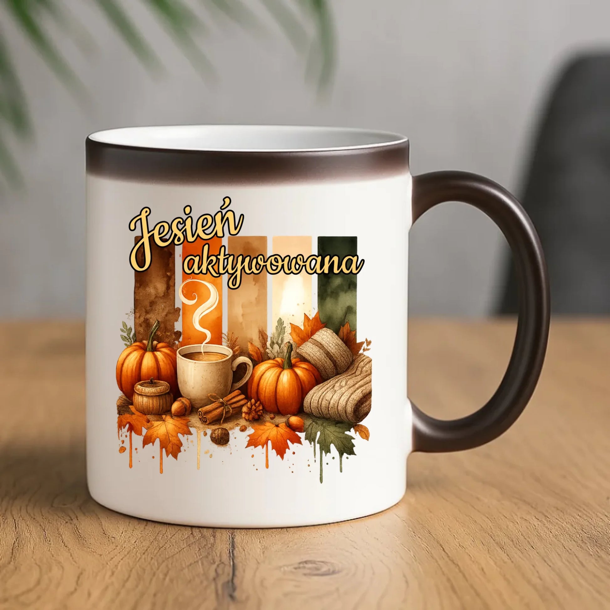 Kubek magiczny jesienny - Jesień aktywowana JS26 - StoryCups.pl