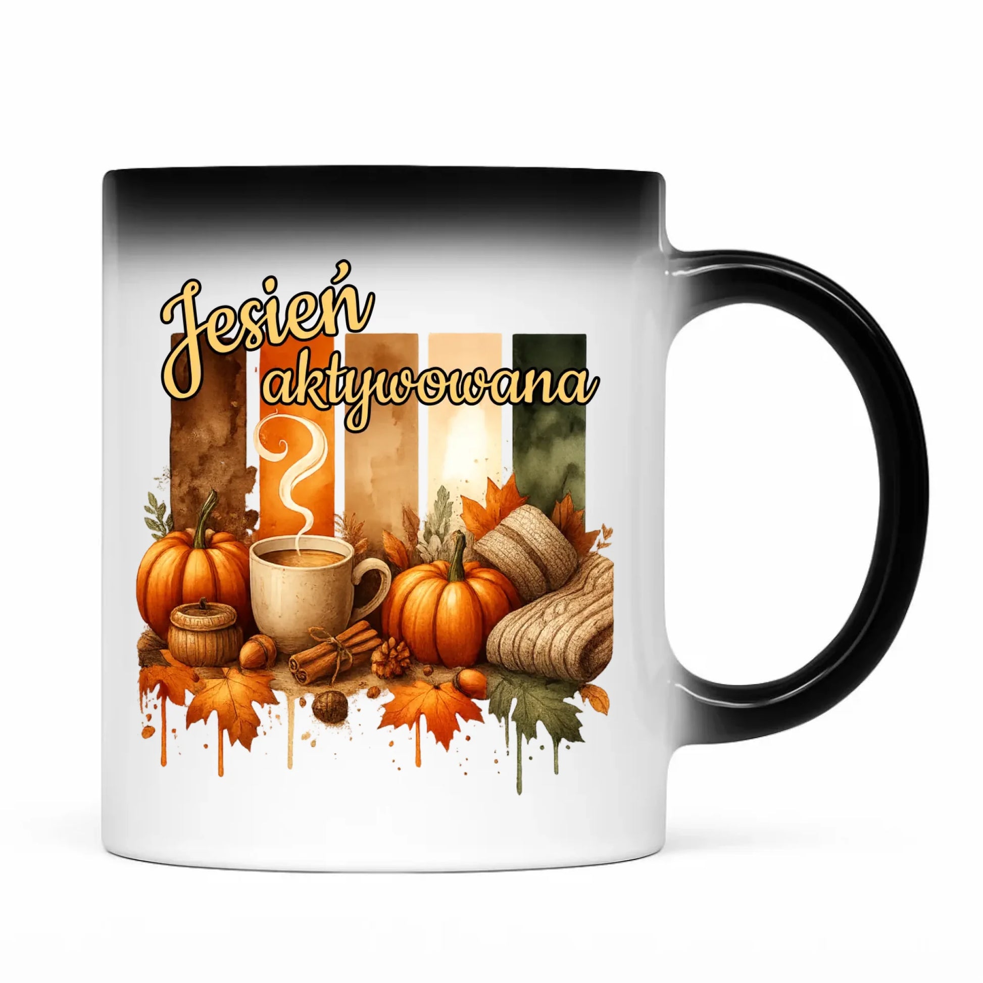 Kubek magiczny jesienny - Jesień aktywowana JS26 - StoryCups.pl