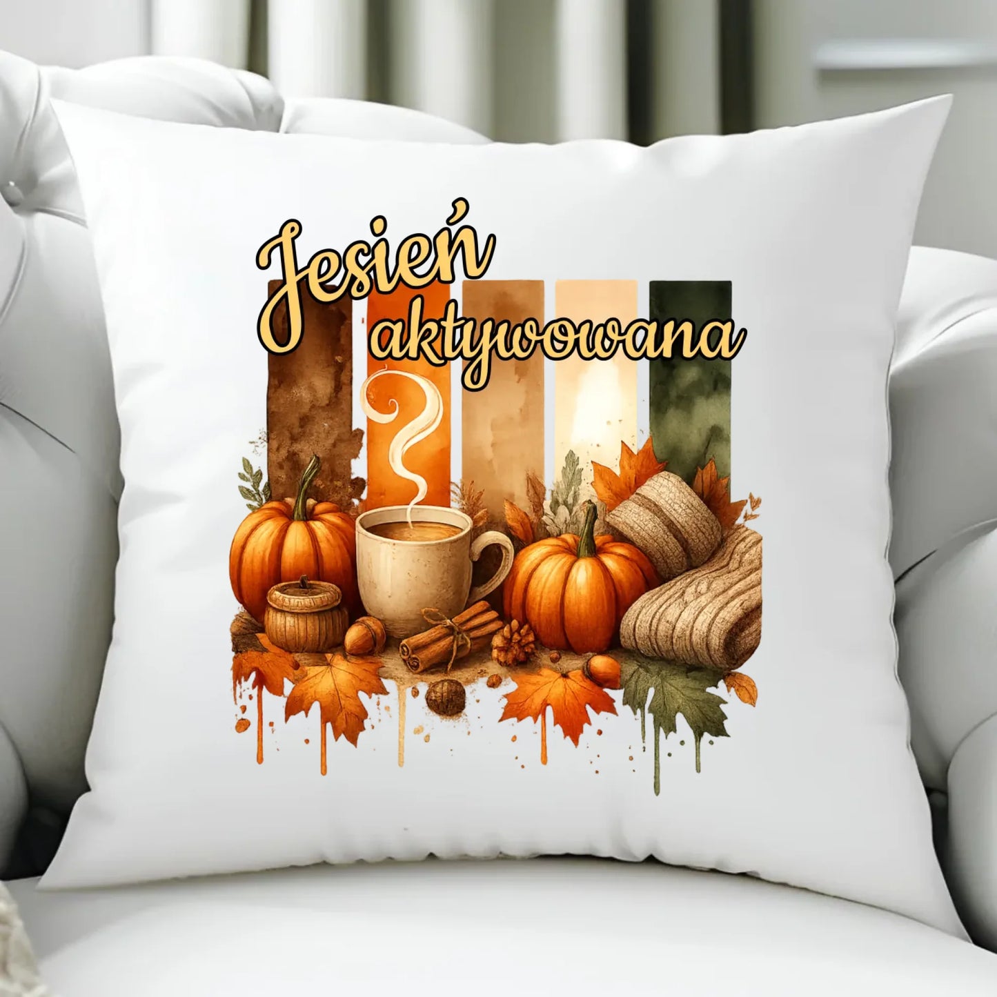 Poduszka jesienna - Jesień aktywowana JS26 - StoryCups.pl