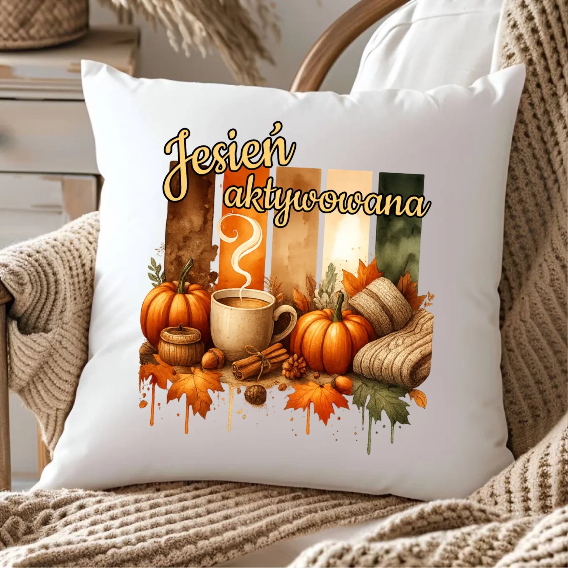 Poduszka jesienna - Jesień aktywowana JS26 - StoryCups.pl
