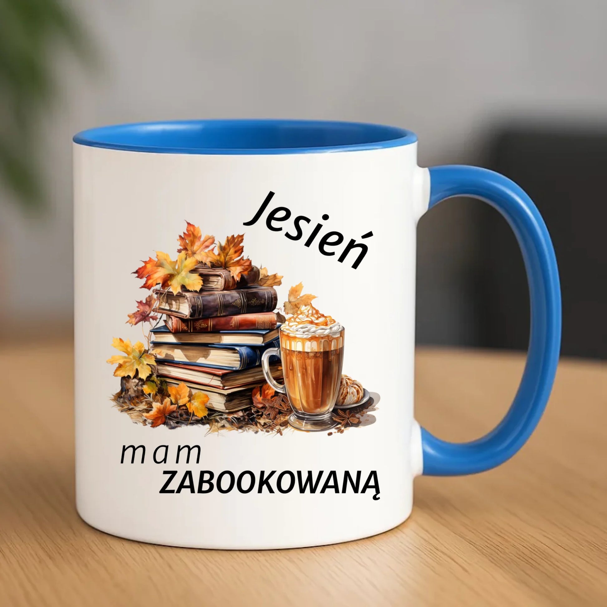 Kubek jesienny - Jesień mam zabookowaną JS28 - StoryCups.pl
