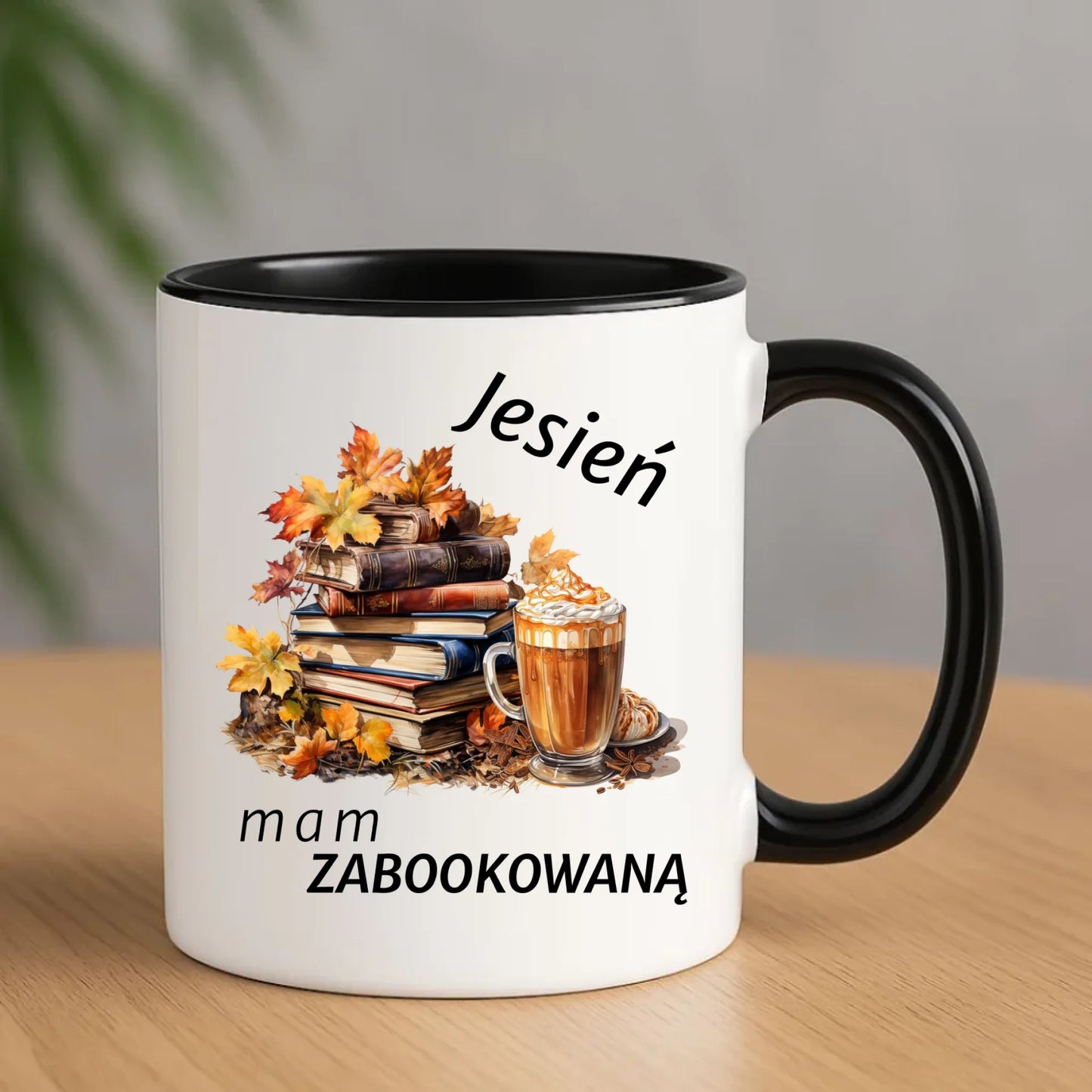 Kubek jesienny - Jesień mam zabookowaną JS28 - StoryCups.pl