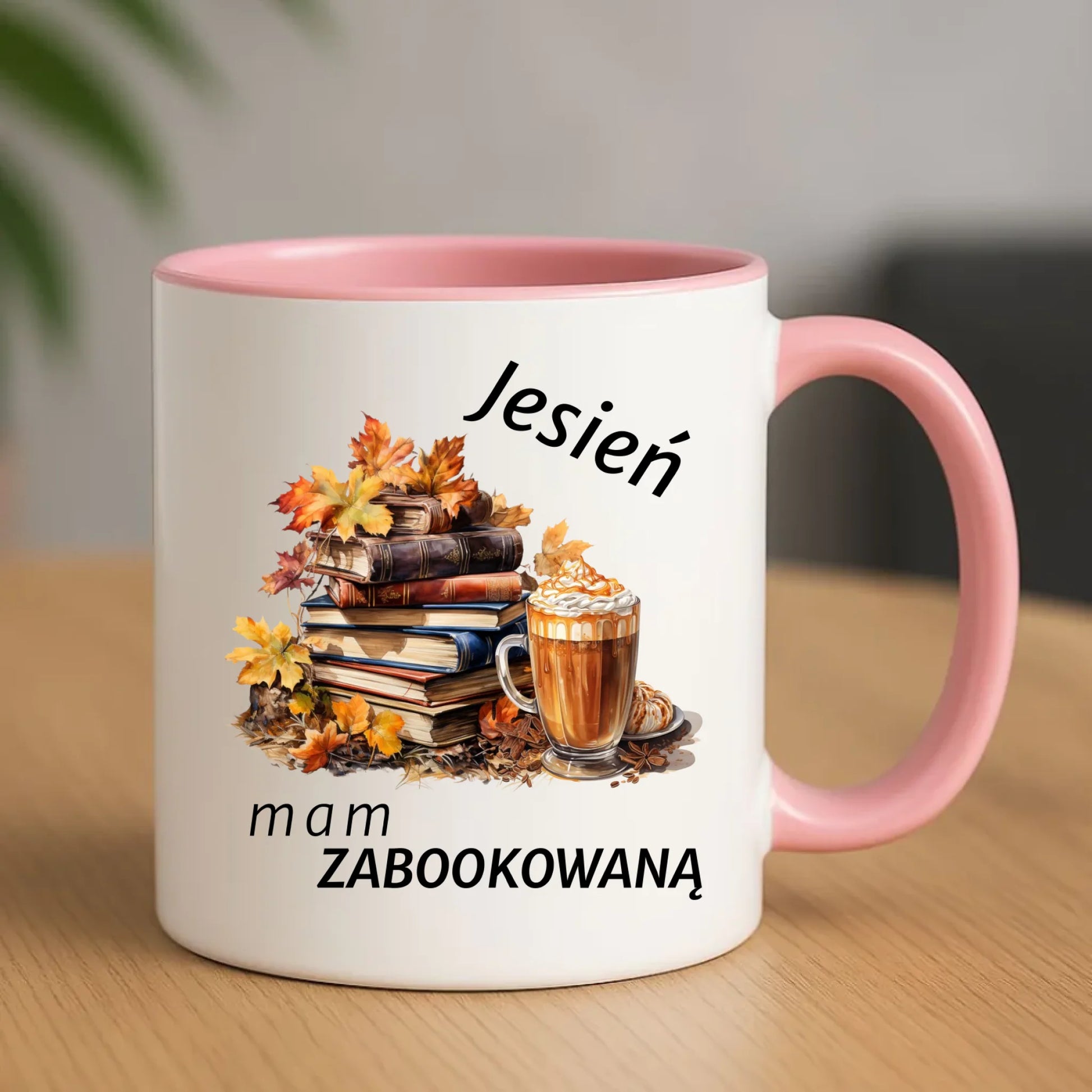 Kubek jesienny - Jesień mam zabookowaną JS28 - StoryCups.pl