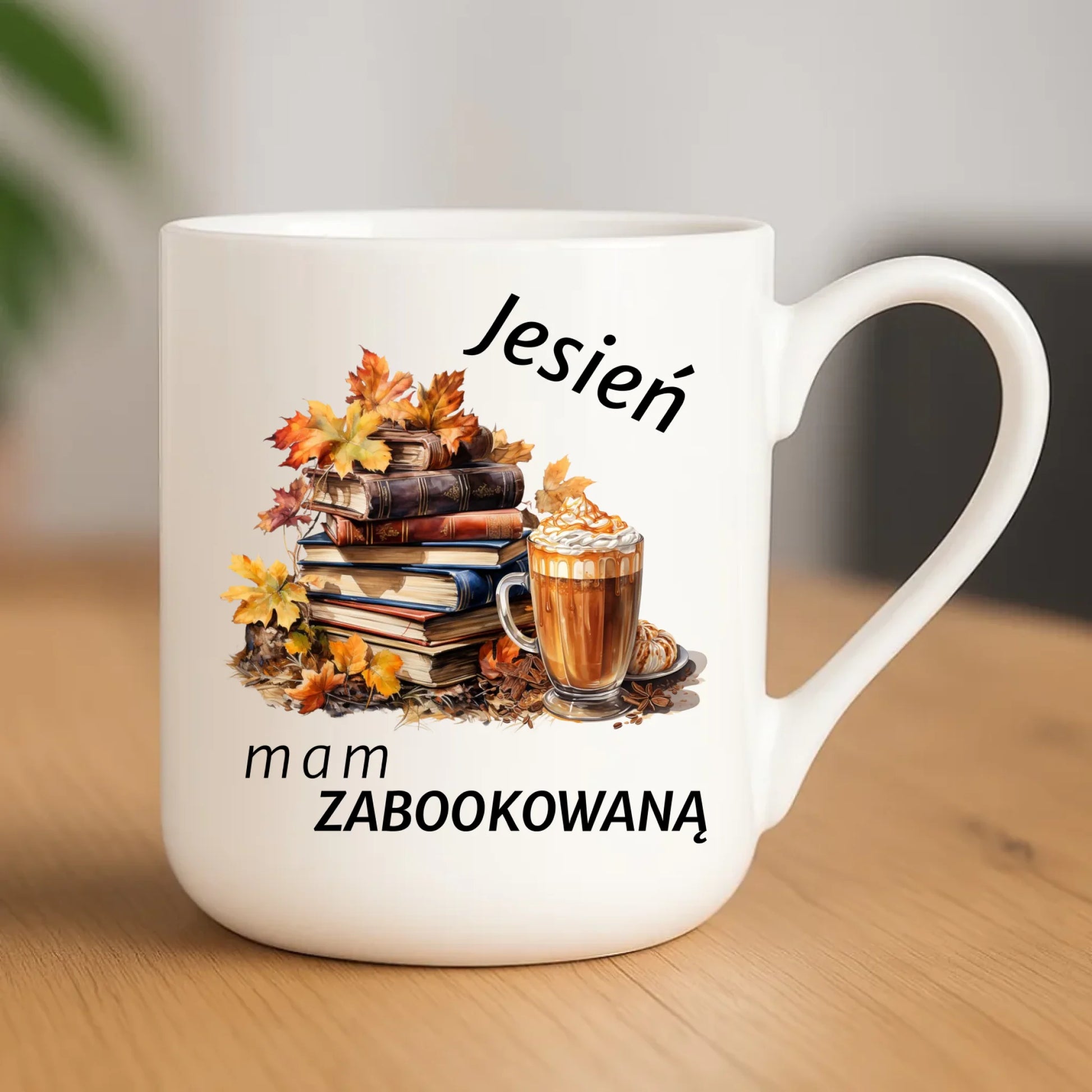 Kubek elegant jesienny - Jesień mam zabookowaną JS28 - StoryCups.pl