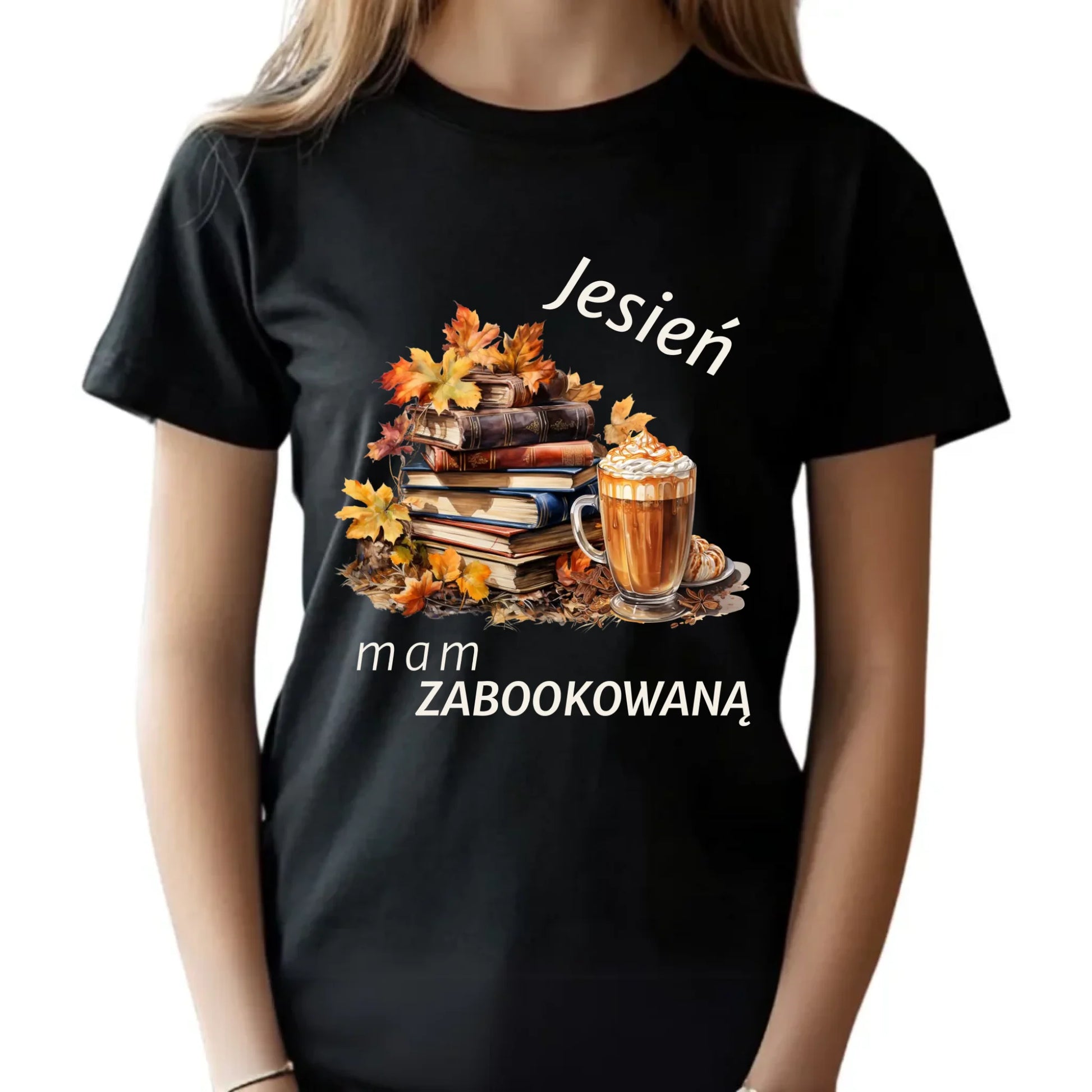 Koszulka dziecięca jesienna - Jesień mam zabookowaną JS28 - StoryCups.pl