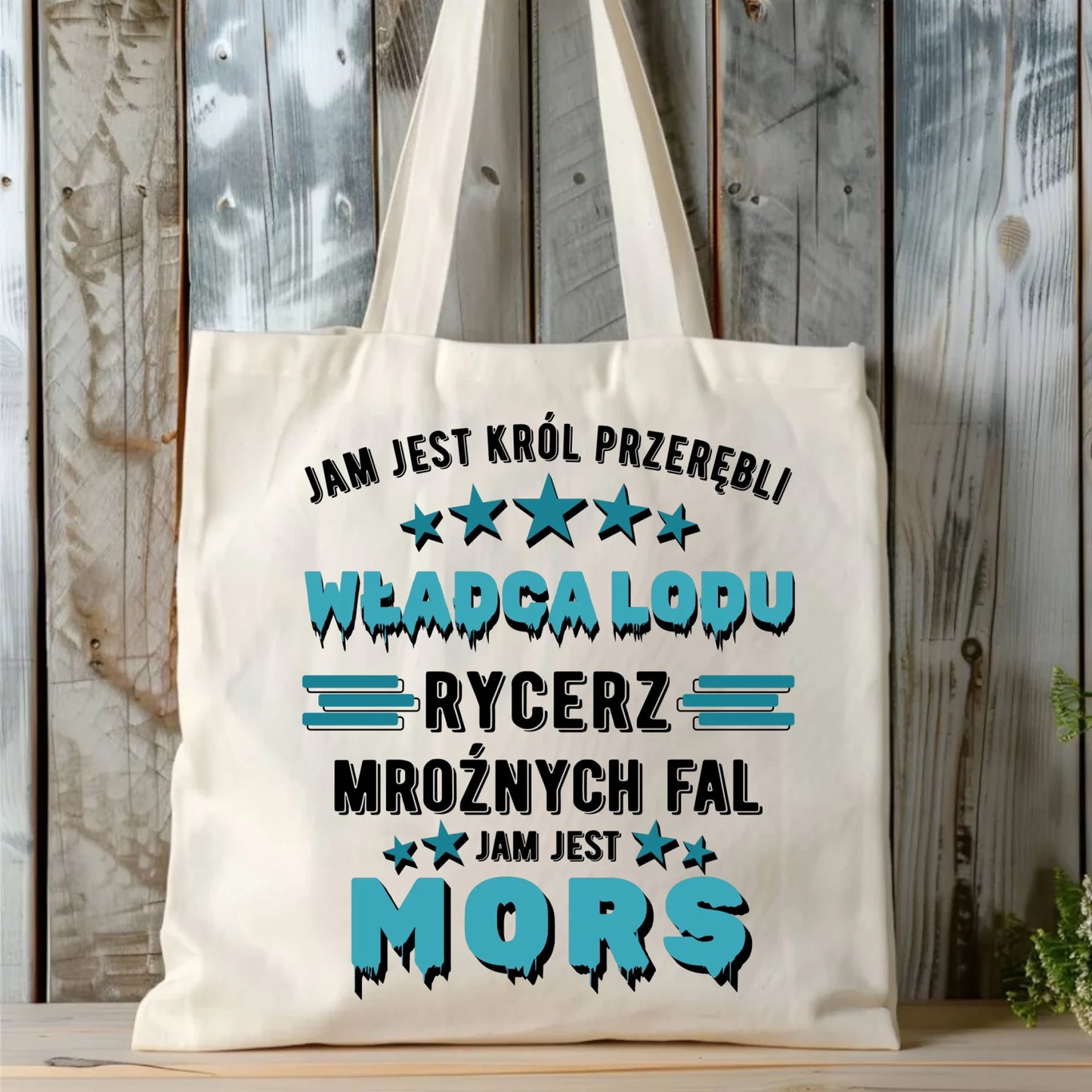 Torba - prezent dla morsa - Jam jest Król przerębli Jam jest mors HM13 - StoryCups.pl