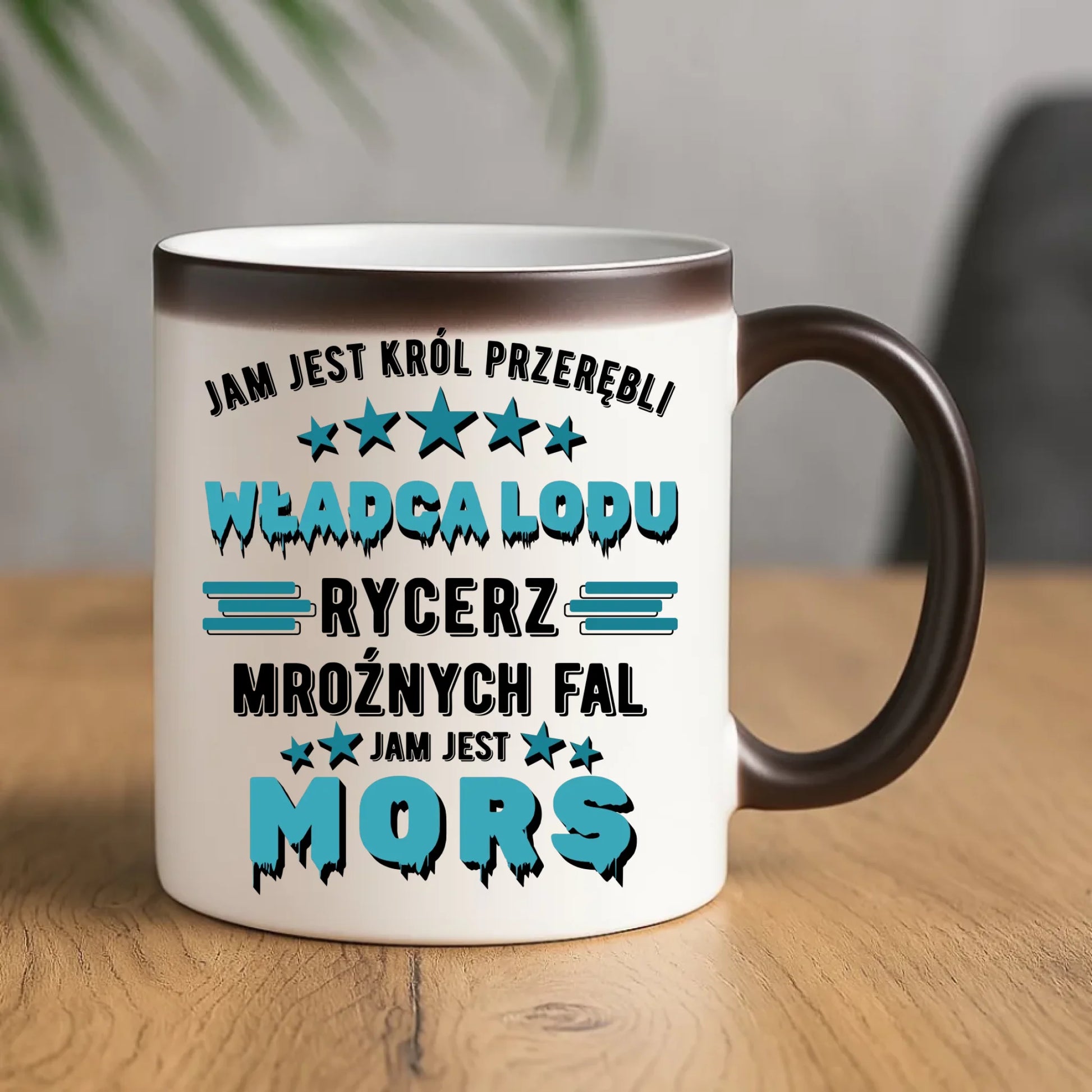 Kubek magiczny - prezent dla morsa - Jam jest Król przerębli Jam jest mors HM13 - StoryCups.pl