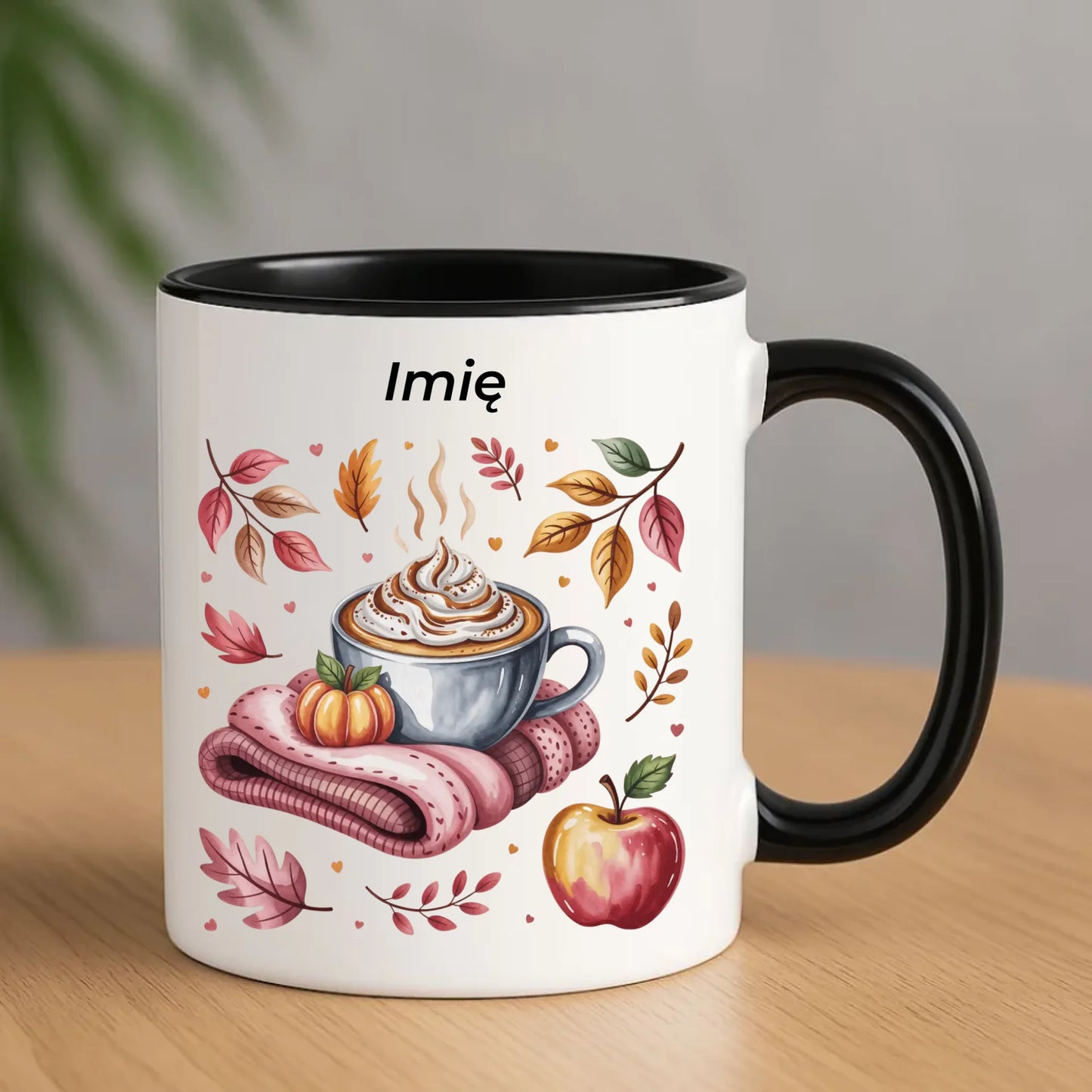 Kubek jesienny - Przytulna jesień - personalizowany JS29 - StoryCups.pl
