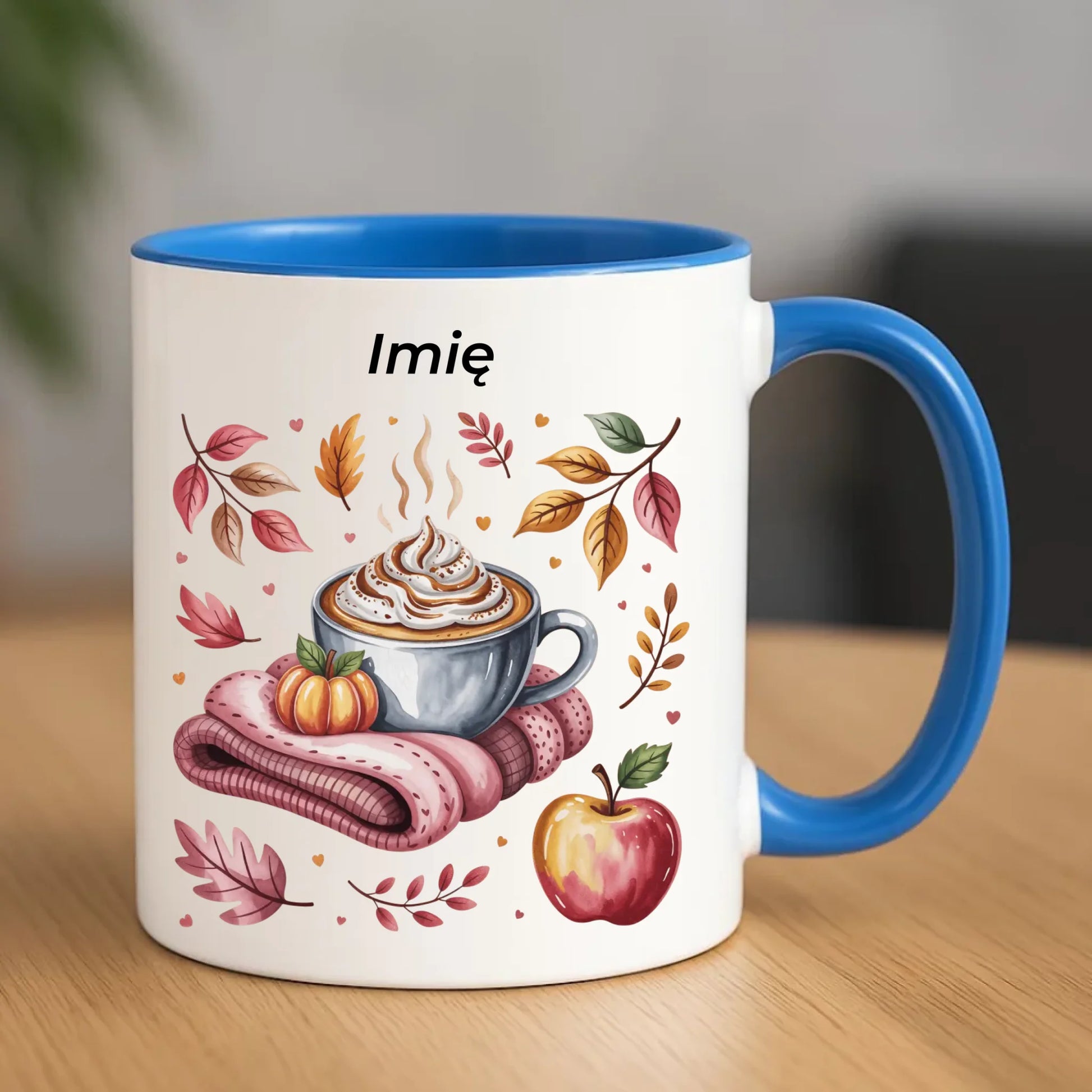 Kubek jesienny - Przytulna jesień - personalizowany JS29 - StoryCups.pl