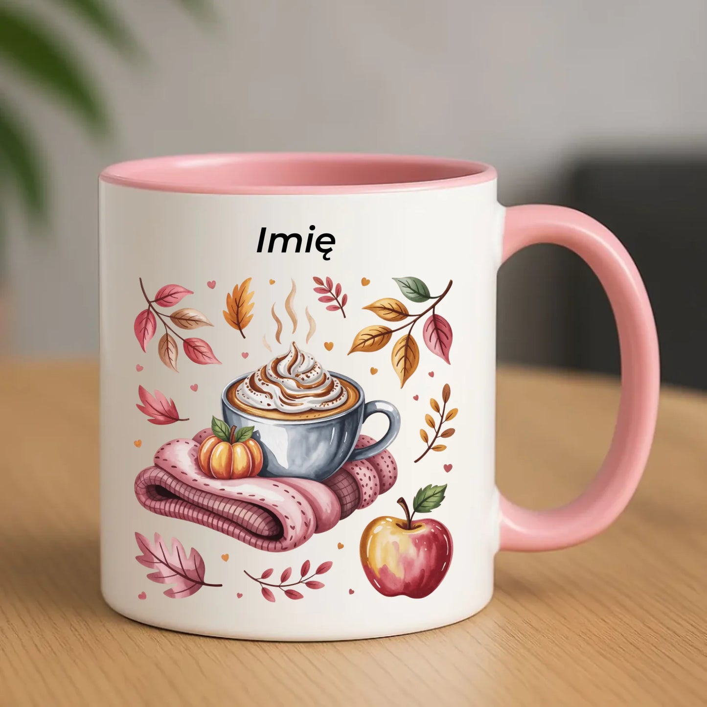 Kubek jesienny - Przytulna jesień - personalizowany JS29 - StoryCups.pl