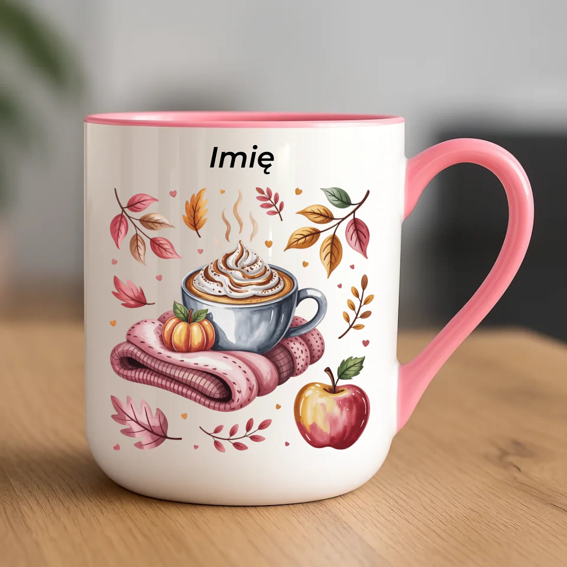 Kubek elegant jesienny - Przytulna jesień - personalizowany JS29 - StoryCups.pl