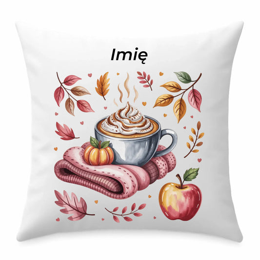 Poduszka jesienna - Przytulna jesień - personalizowana JS29 - StoryCups.pl