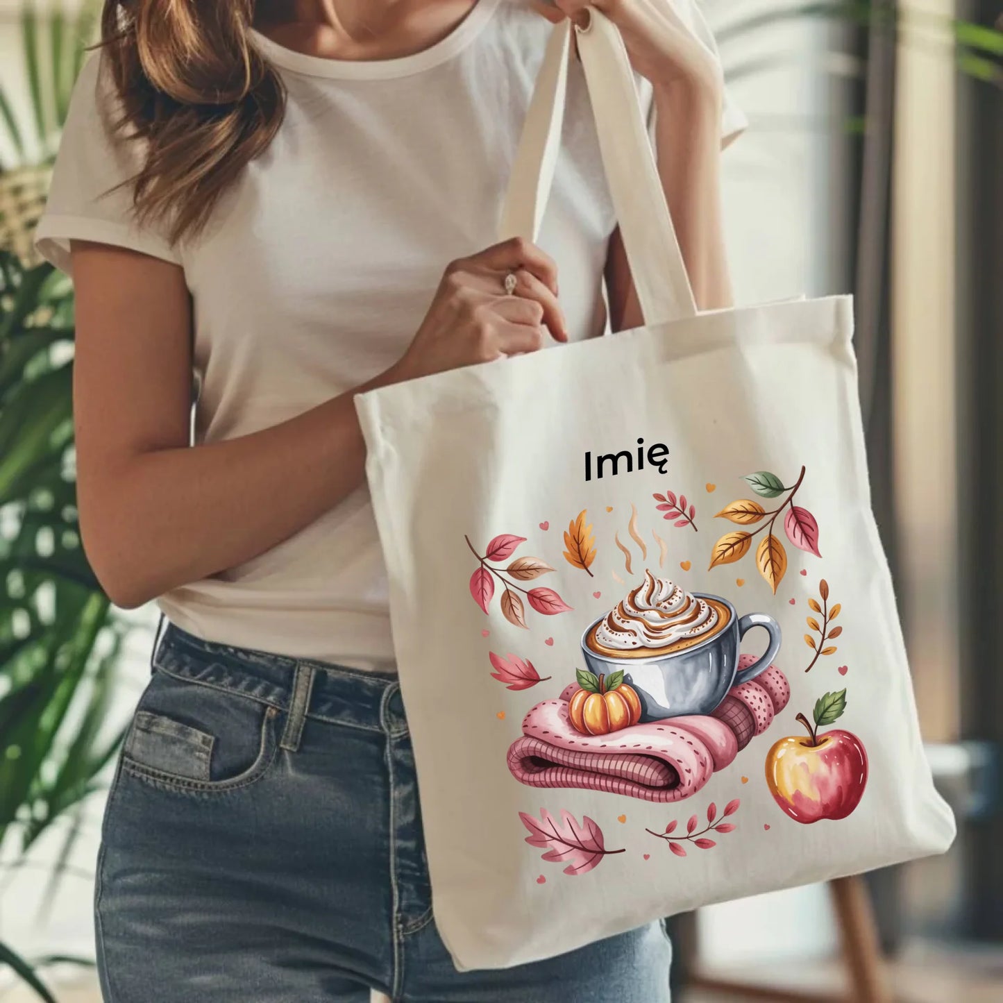 Torba jesienna - Przytulna jesień - personalizowana JS29 - StoryCups.pl