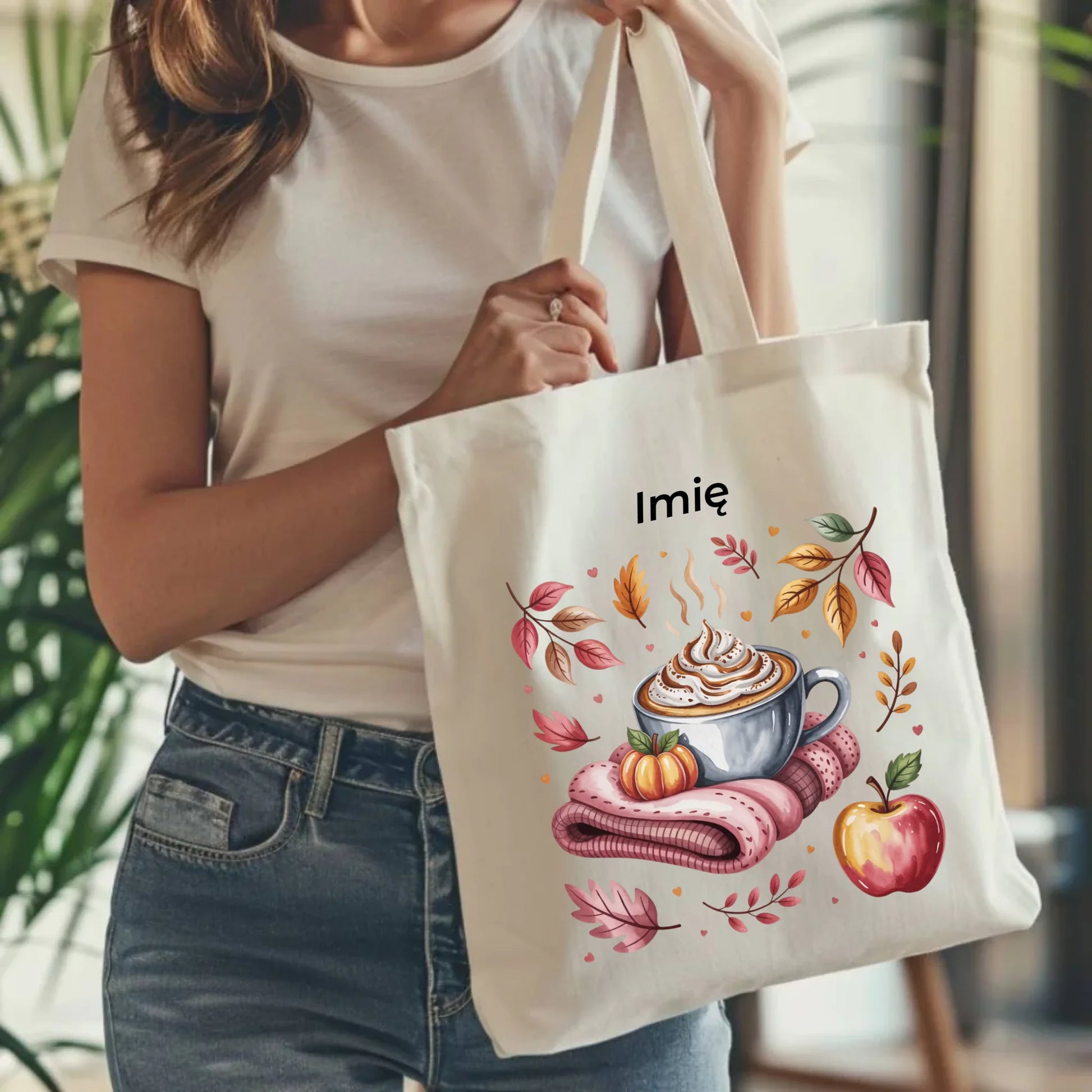 Torba jesienna - Przytulna jesień - personalizowana JS29 - StoryCups.pl