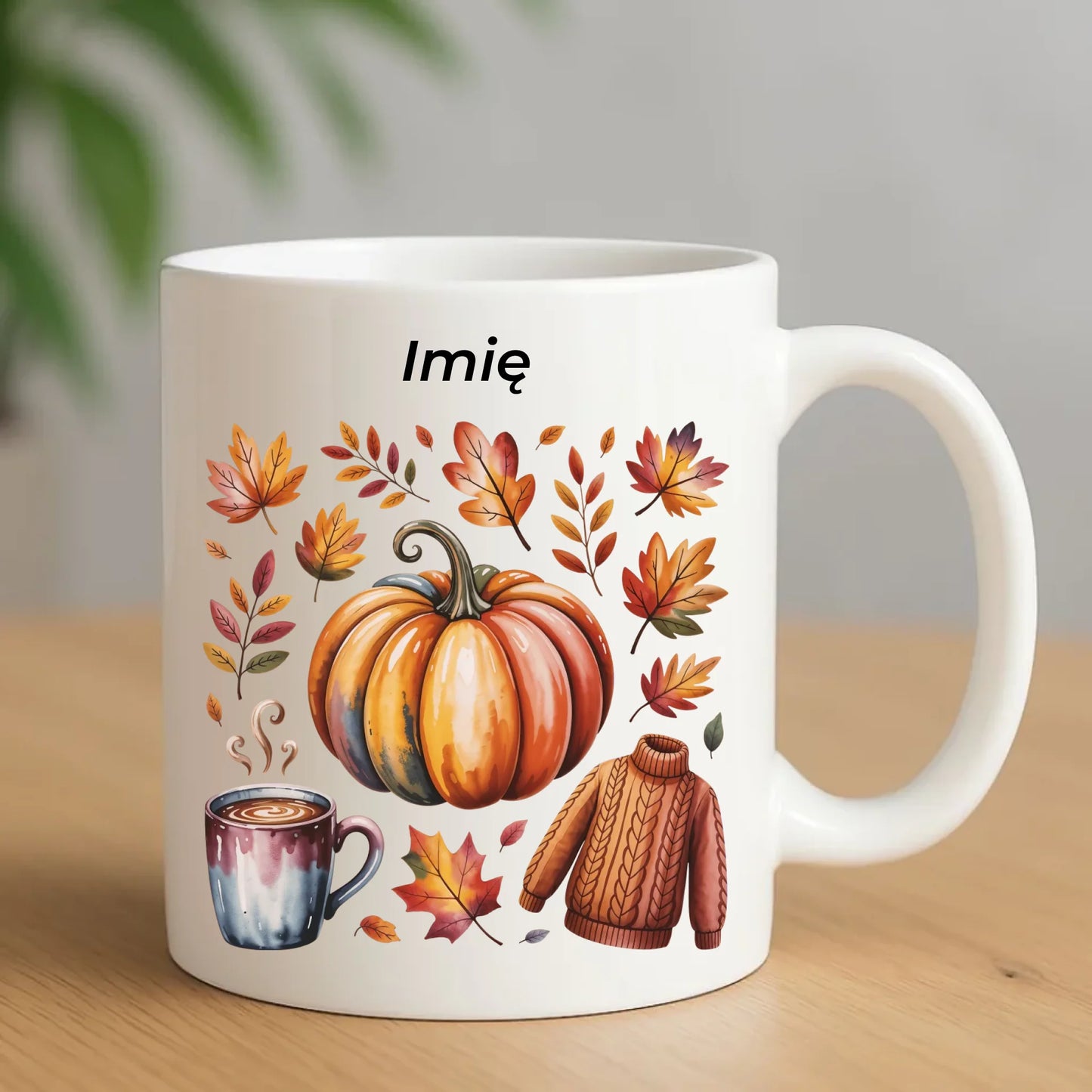 Kubek jesienny - Złota jesień - personalizowany JS30 - StoryCups.pl