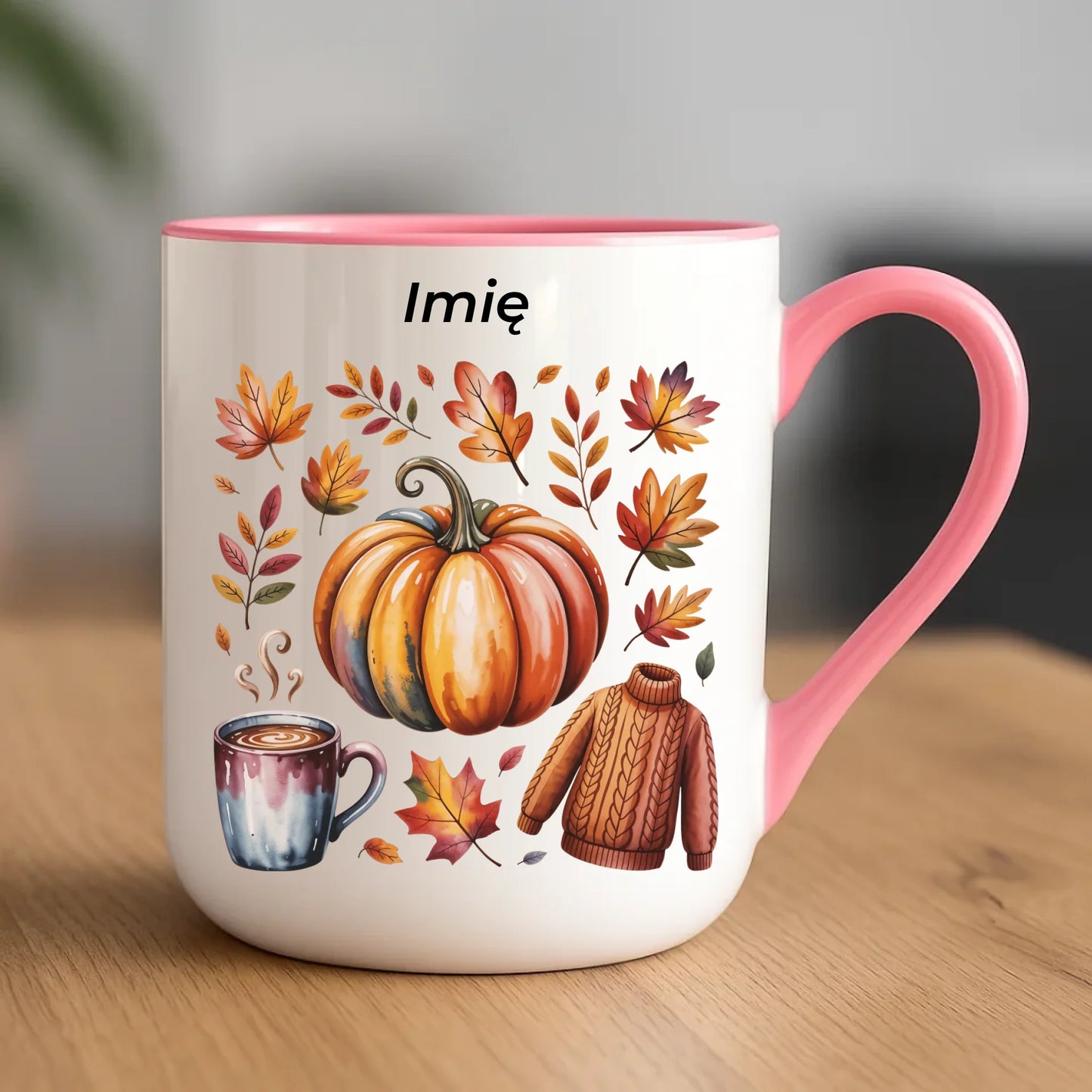 Kubek elegant jesienny - Złota jesień - personalizowany JS30 - StoryCups.pl