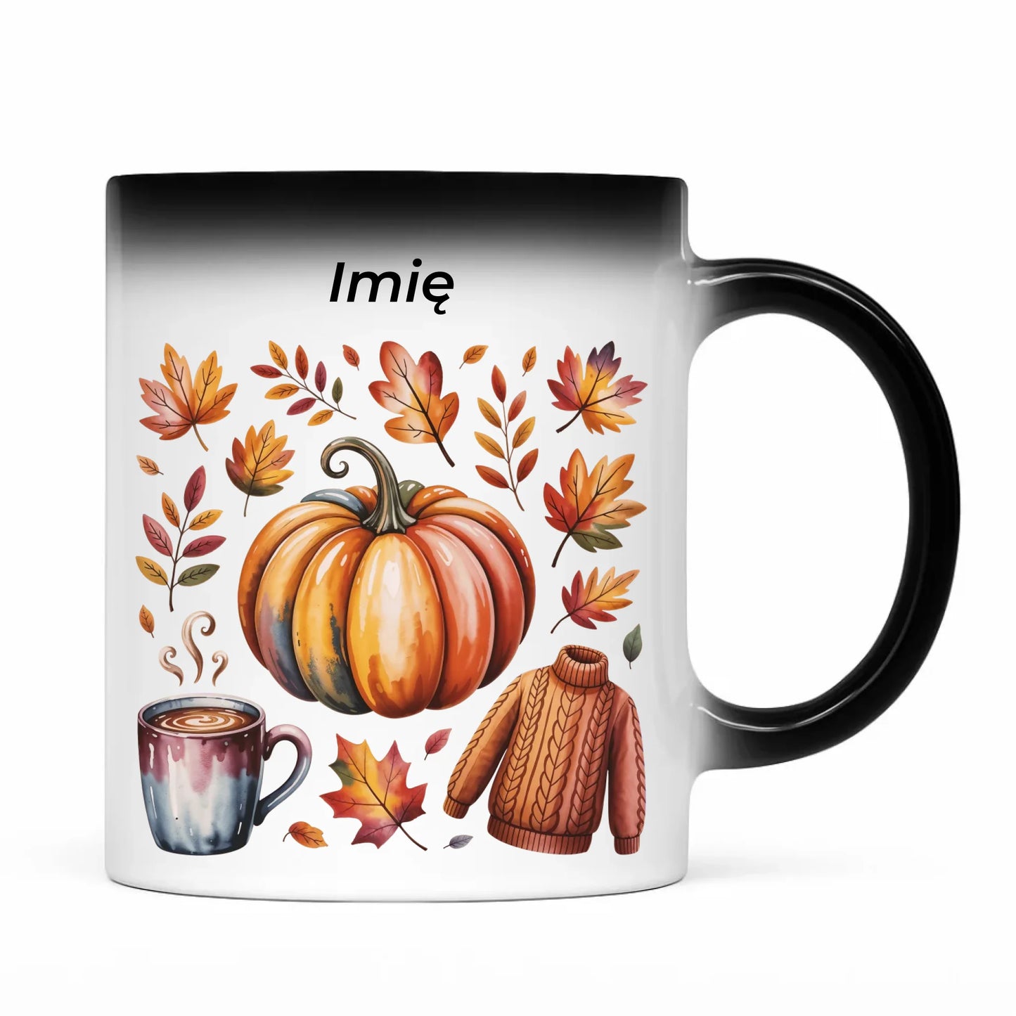 Kubek magiczny jesienny - Złota jesień - personalizowany JS30 - StoryCups.pl