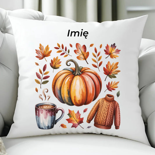 Poduszka jesienna - Złota jesień - personalizowana JS30 - StoryCups.pl