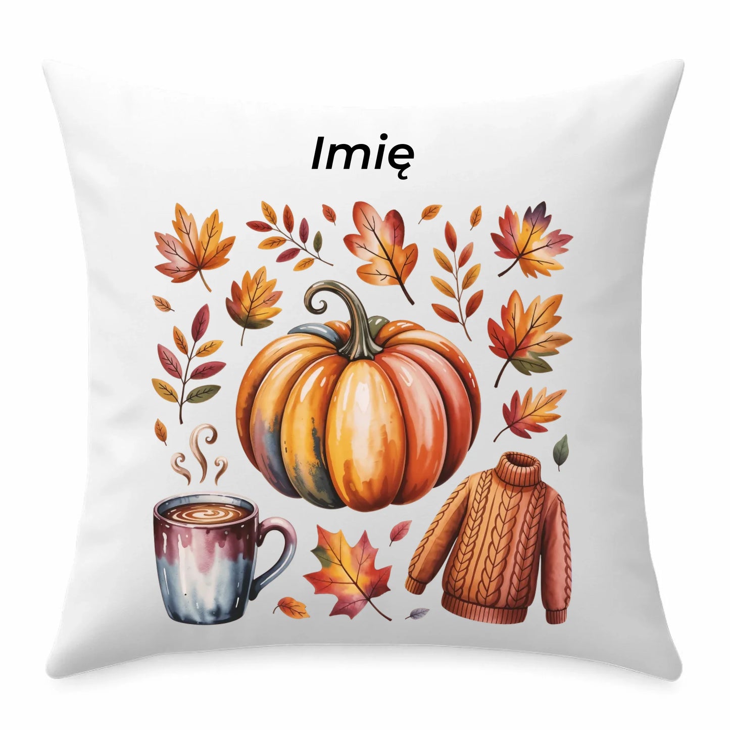 Poduszka jesienna - Złota jesień - personalizowana JS30 - StoryCups.pl