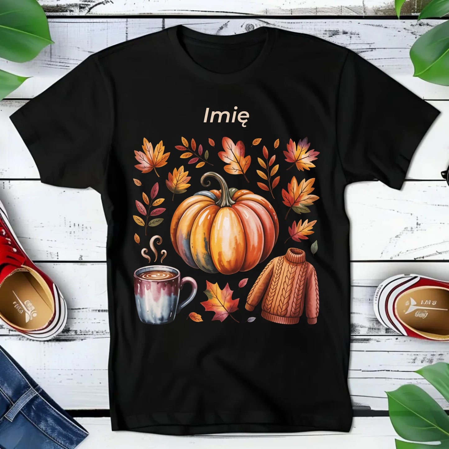 Koszulka dziecięca jesienna - Złota jesień - personalizowana JS30 - StoryCups.pl