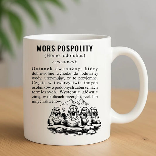 Kubek - prezent dla morsa - Mors pospolity [Homo lodolubus] HM12 - StoryCups.pl