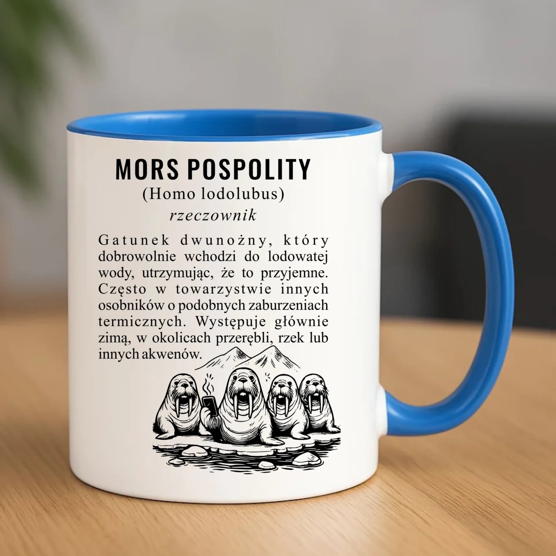 Kubek - prezent dla morsa - Mors pospolity [Homo lodolubus] HM12 - StoryCups.pl