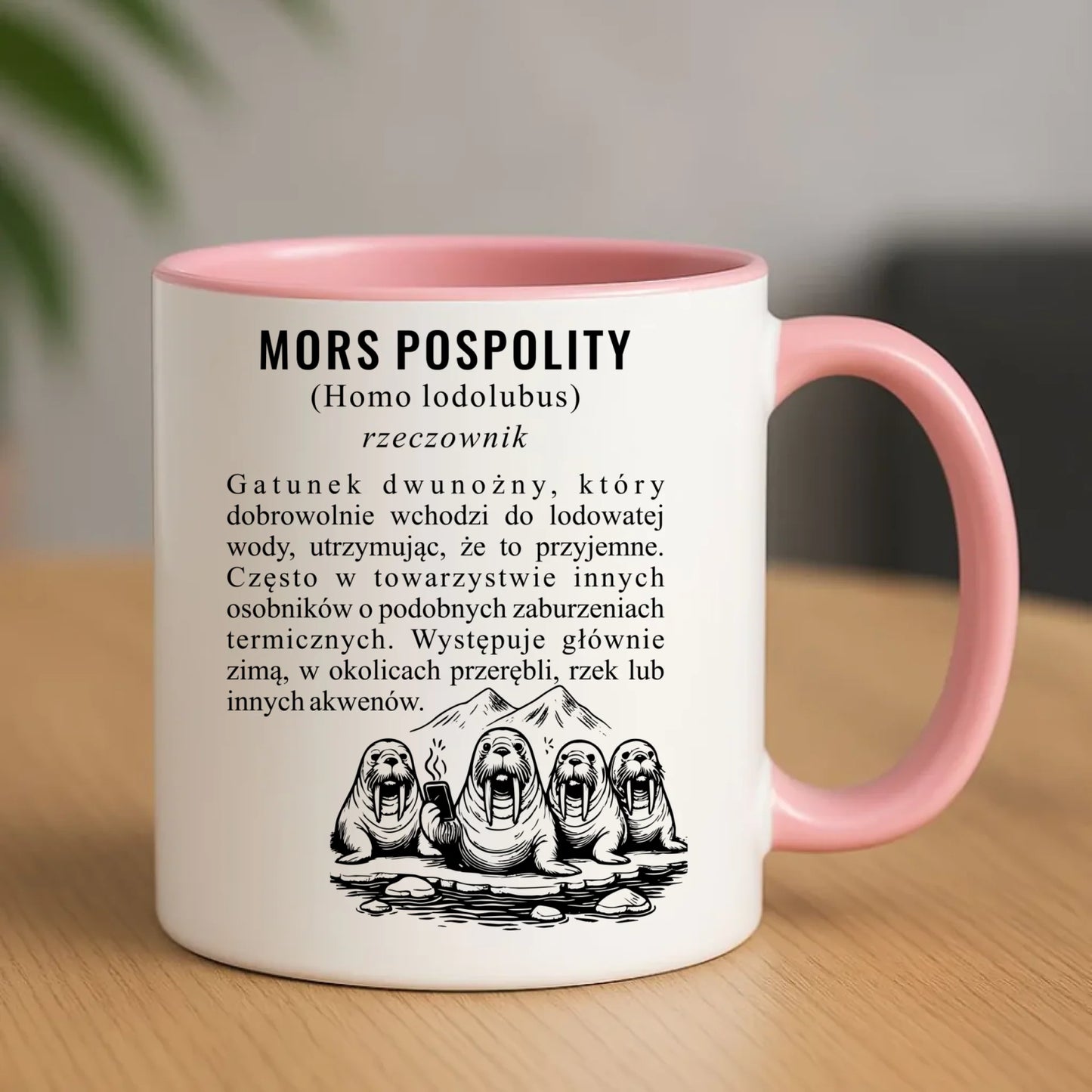Kubek - prezent dla morsa - Mors pospolity [Homo lodolubus] HM12 - StoryCups.pl