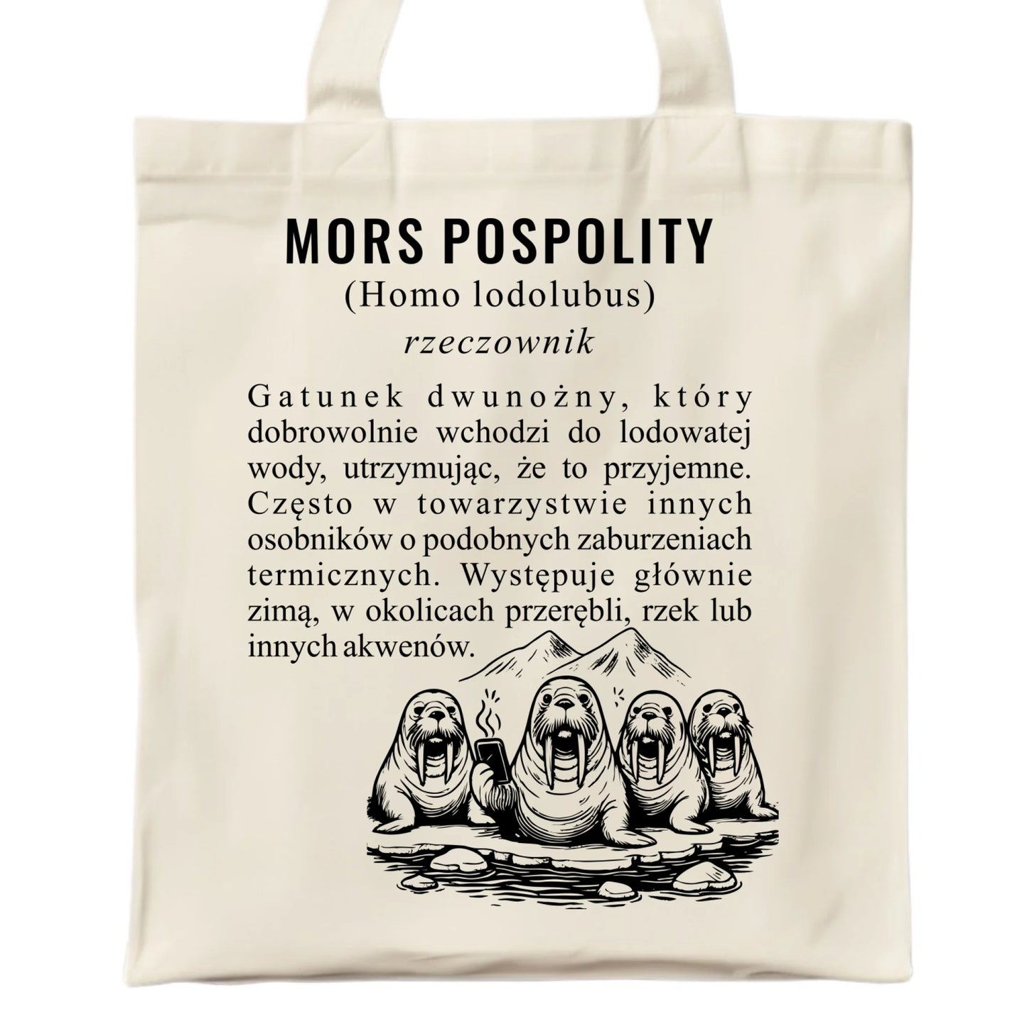 Torba - prezent dla morsa - Mors pospolity [Homo lodolubus] HM12 - StoryCups.pl