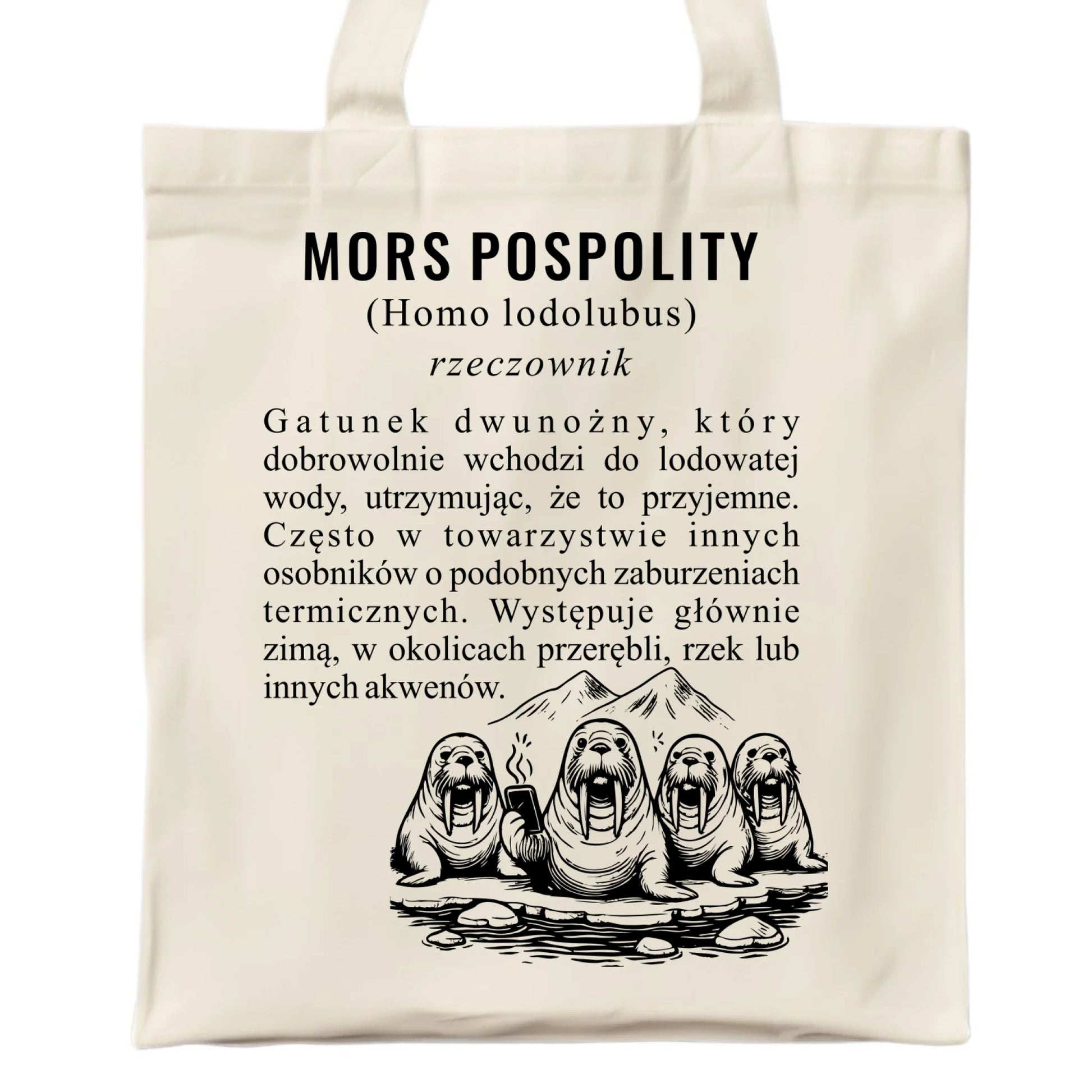 Torba - prezent dla morsa - Mors pospolity [Homo lodolubus] HM12 - StoryCups.pl