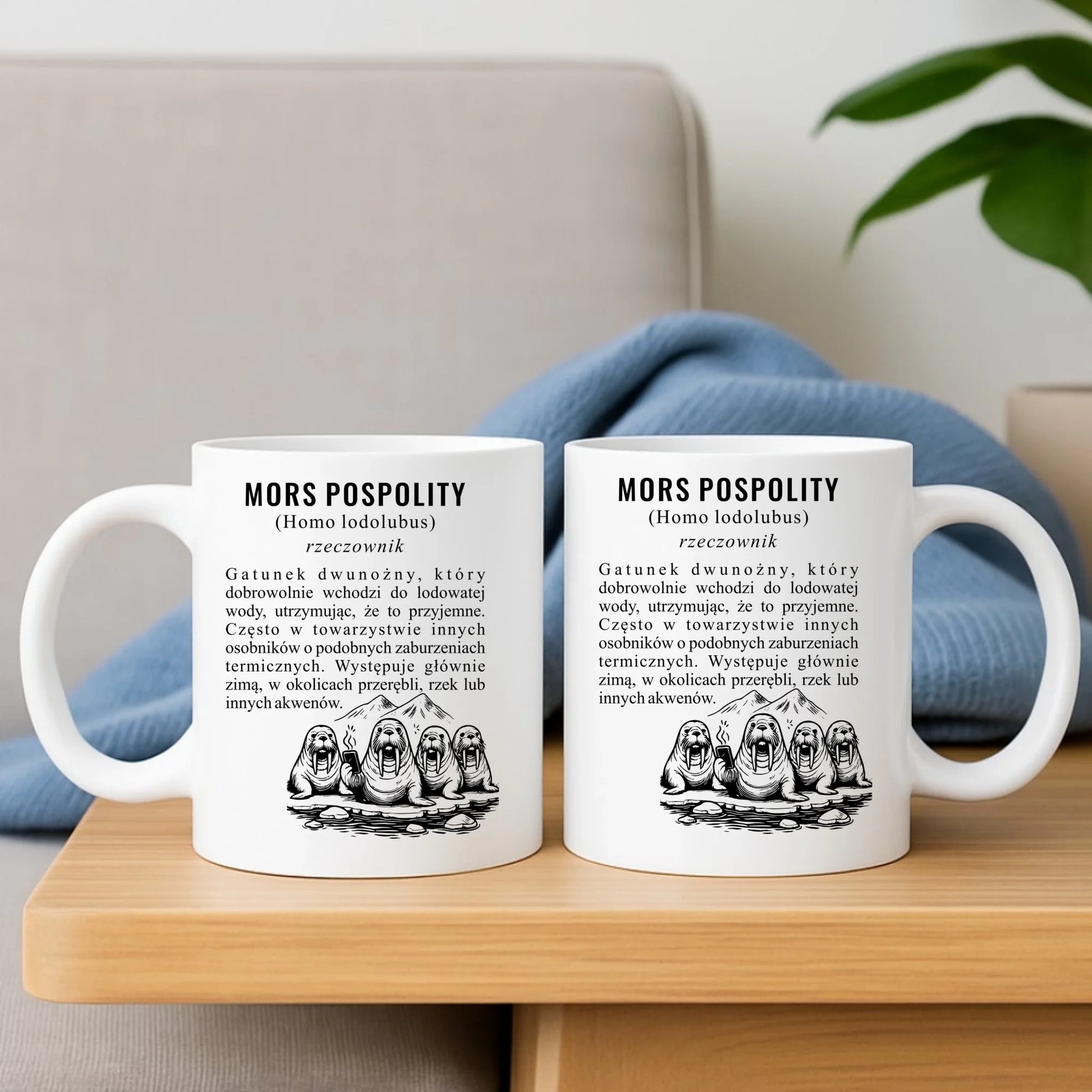 Kubek - prezent dla morsa - Mors pospolity [Homo lodolubus] HM12 - StoryCups.pl