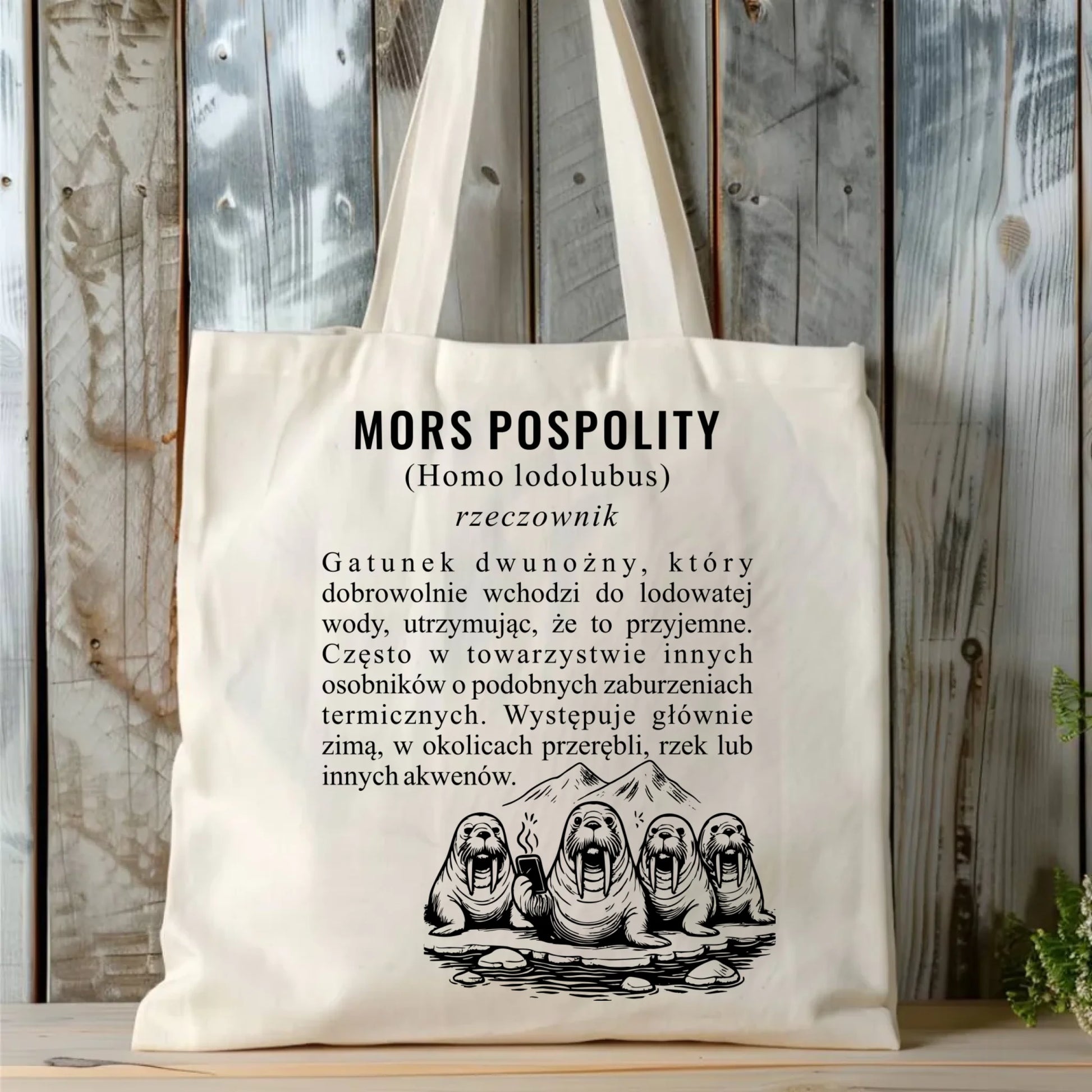 Torba - prezent dla morsa - Mors pospolity [Homo lodolubus] HM12 - StoryCups.pl