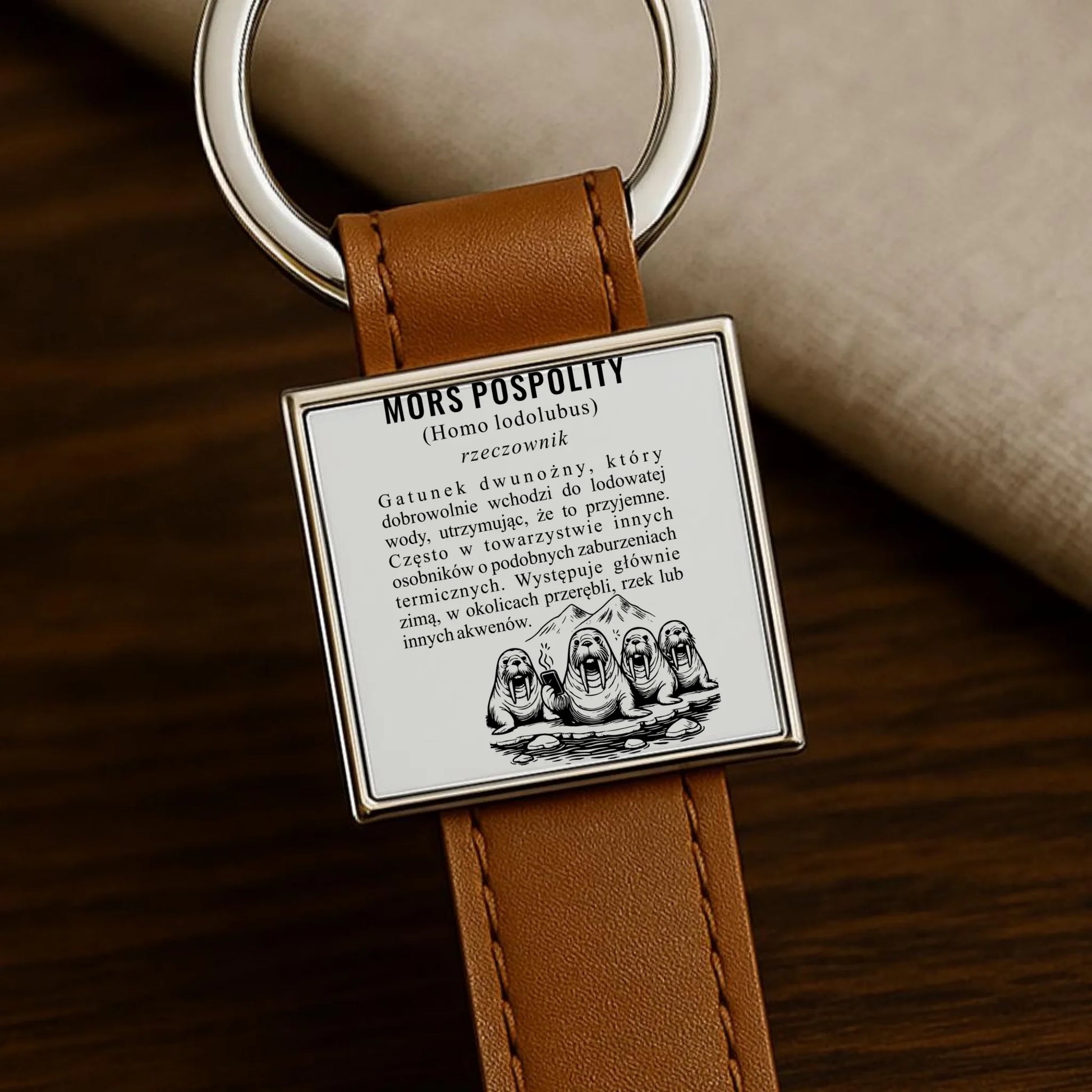 Brelok - prezent dla morsa - Mors pospolity [Homo lodolubus] HM12 - StoryCups.pl