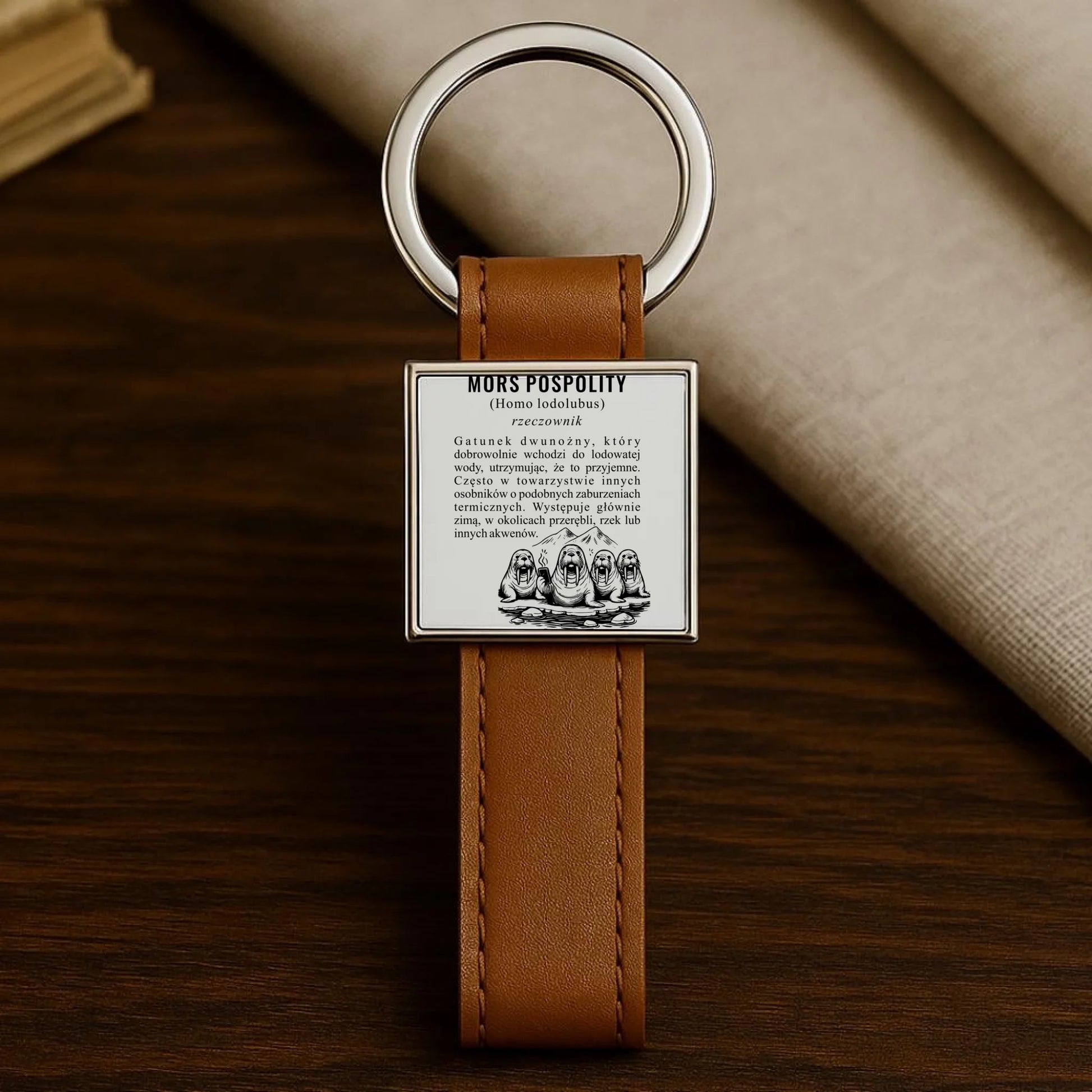 Brelok - prezent dla morsa - Mors pospolity [Homo lodolubus] HM12 - StoryCups.pl