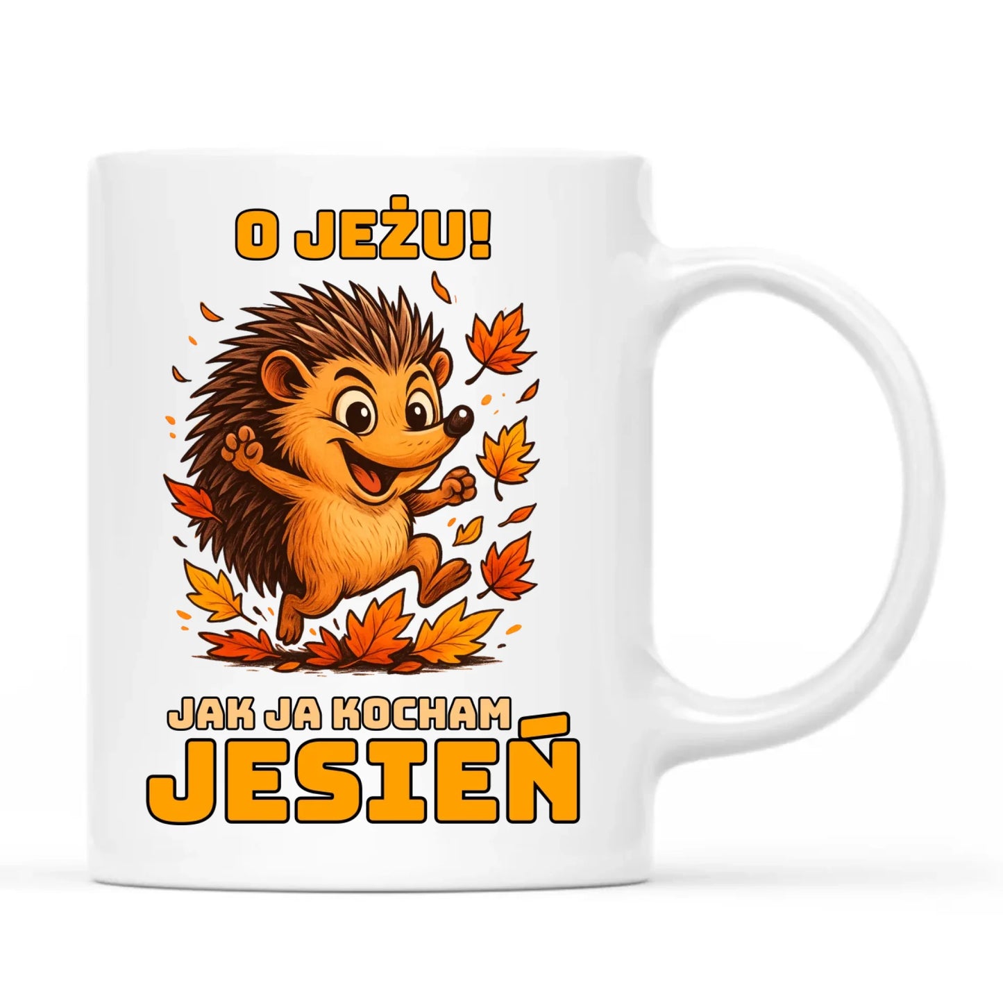 Kubek jesienny - O JEŻU! Jak ja kocham jesień JS31 - StoryCups.pl