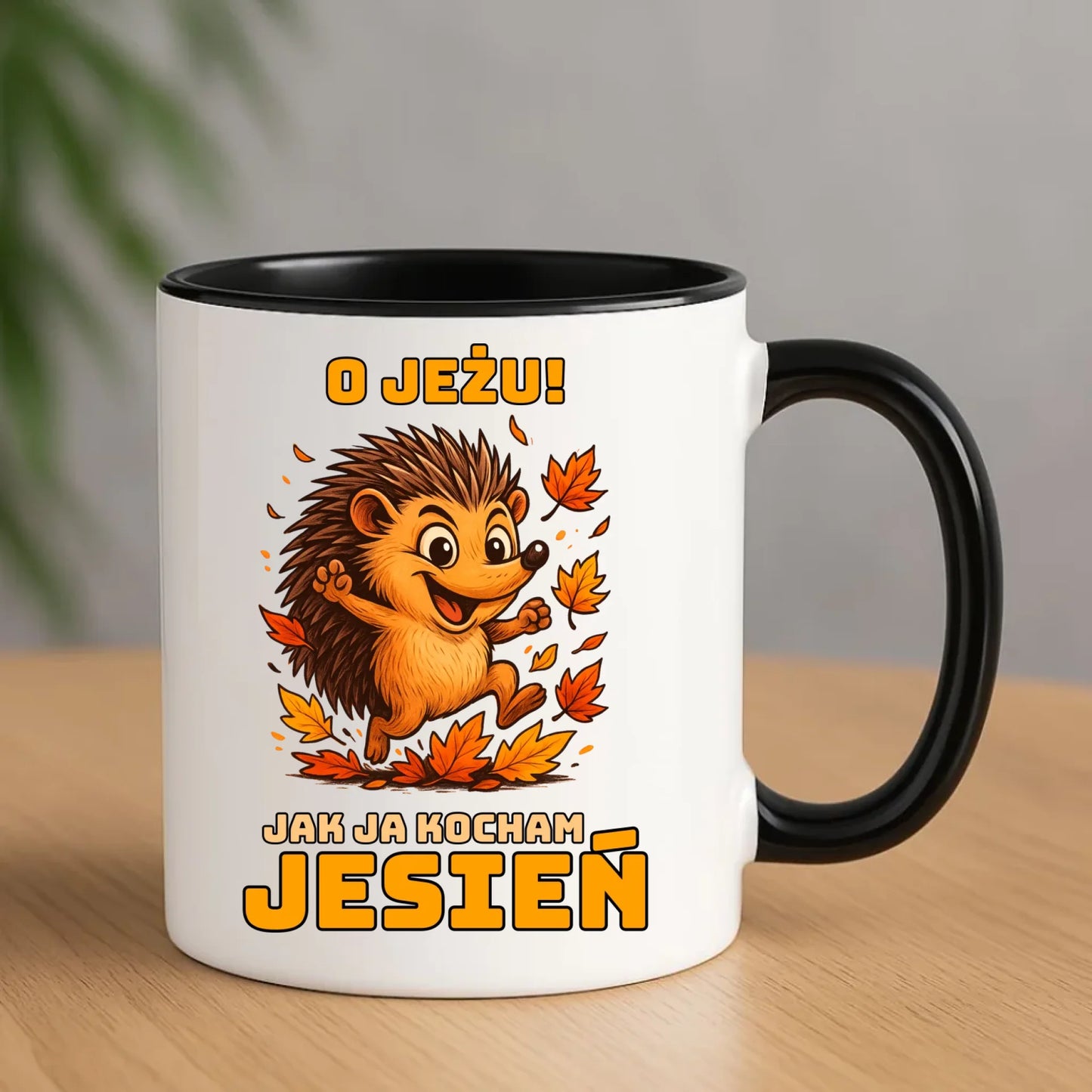 Kubek jesienny - O JEŻU! Jak ja kocham jesień JS31 - StoryCups.pl