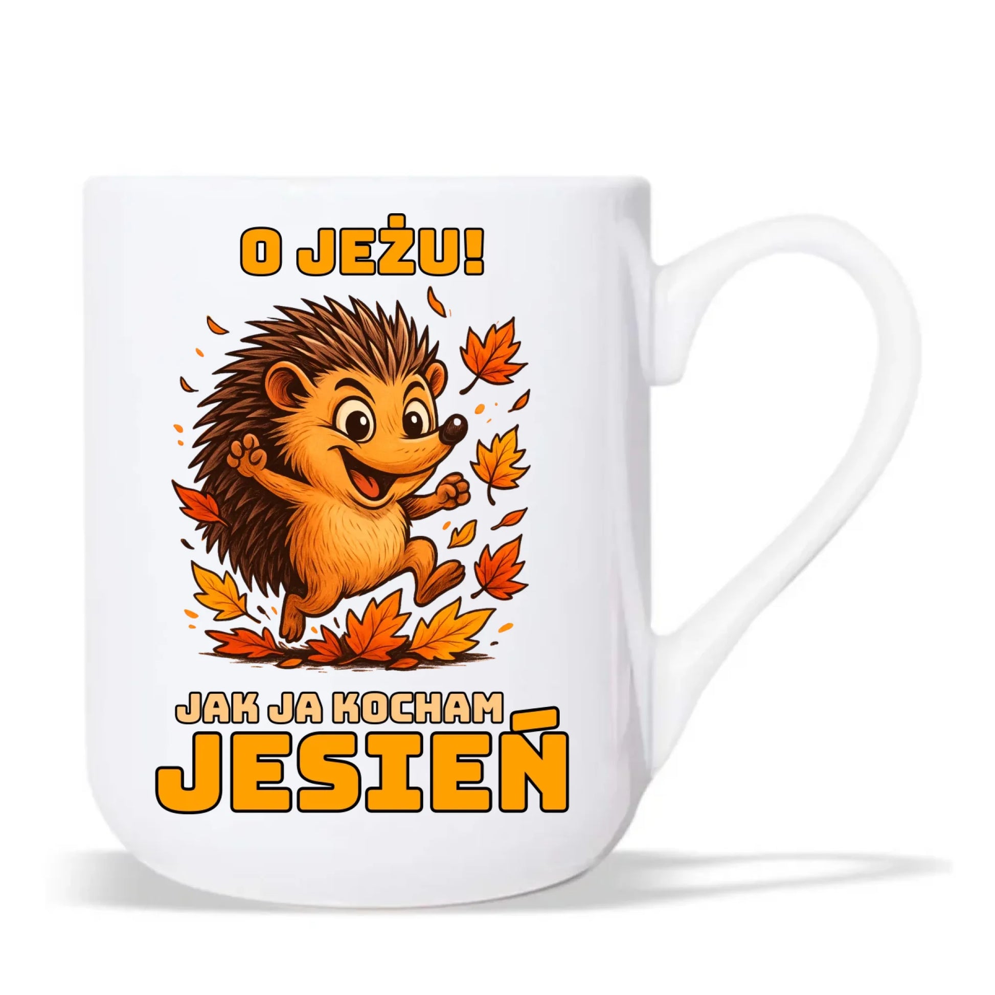 Kubek elegant jesienny - O JEŻU! Jak ja kocham jesień JS31 - StoryCups.pl