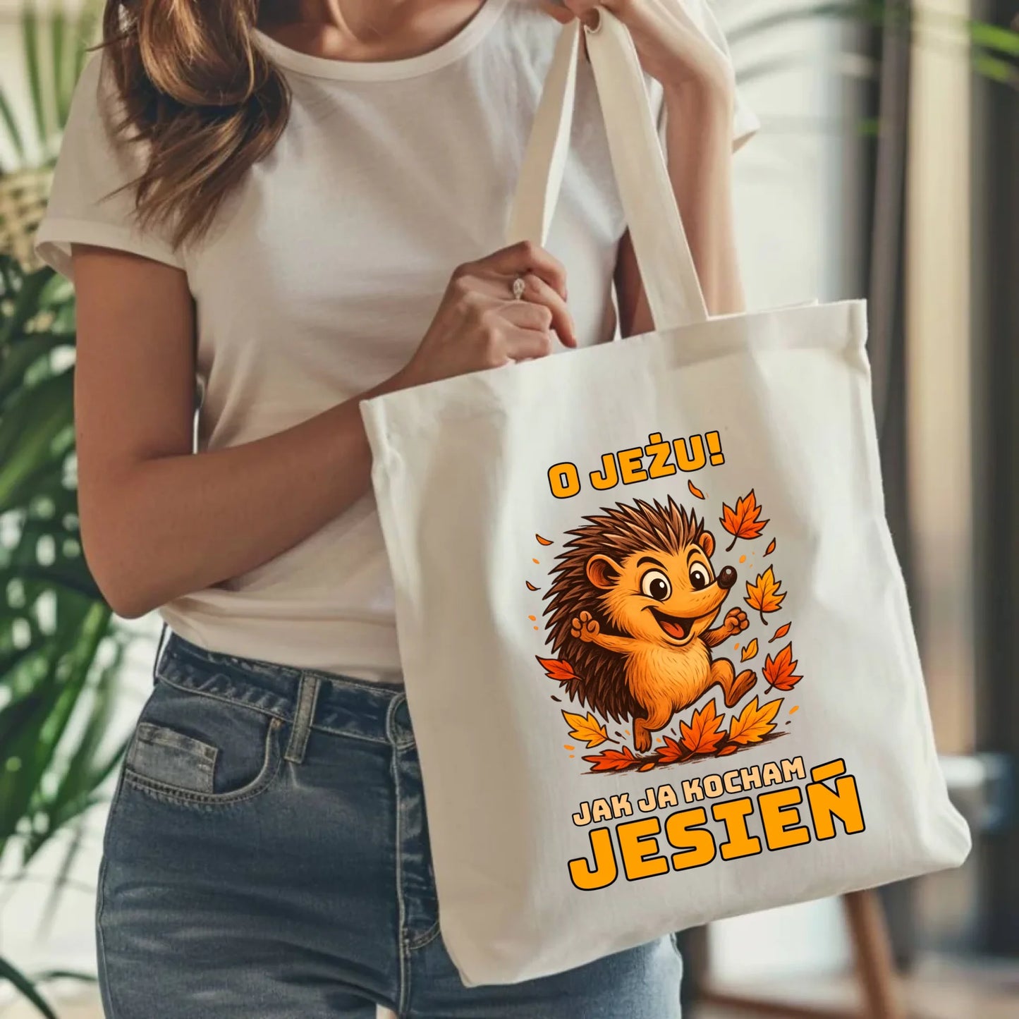 Torba jesienna - O JEŻU! Jak ja kocham jesień JS31 - StoryCups.pl