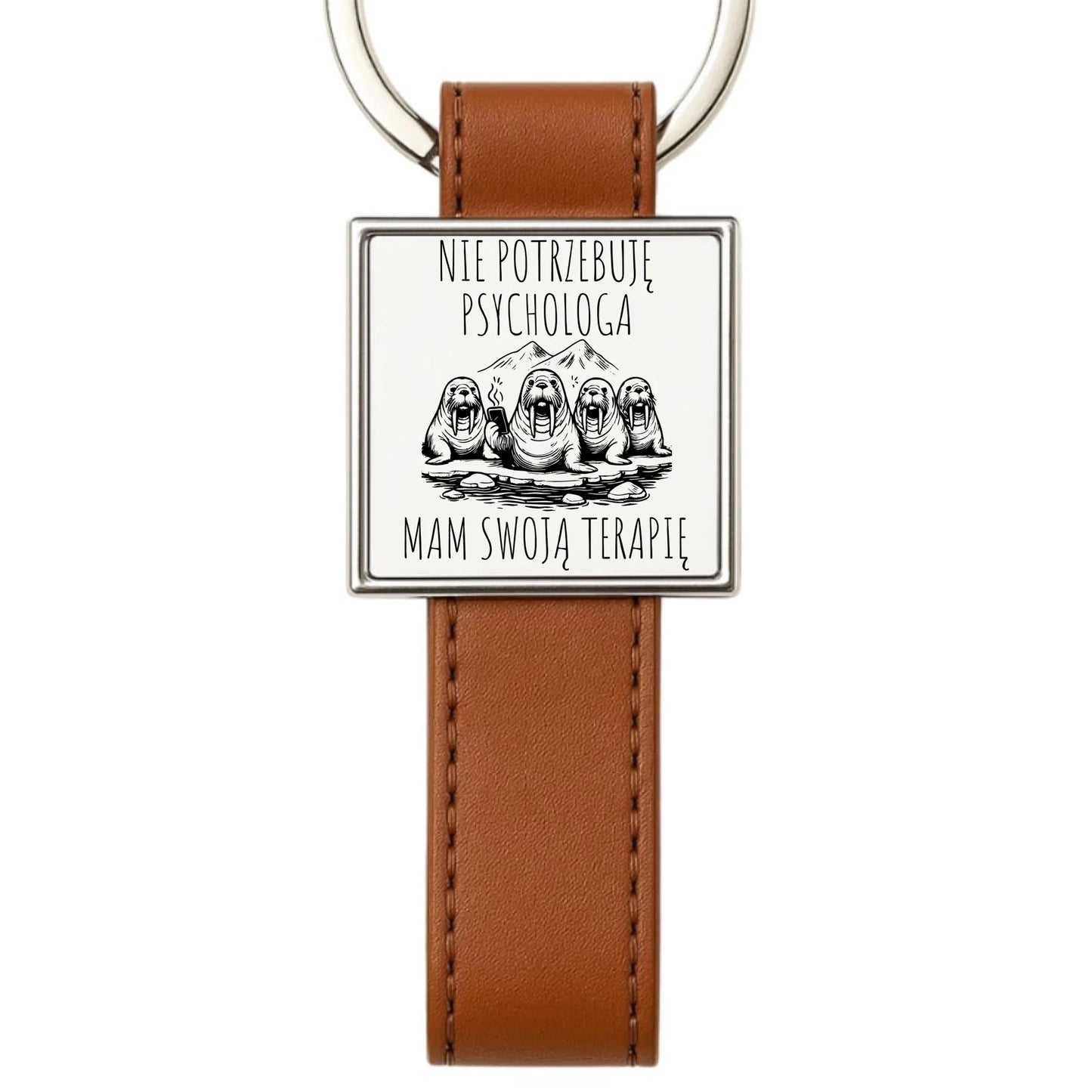 Brelok - prezent dla morsa - Nie potrzebuję psychologa HM14 - StoryCups.pl