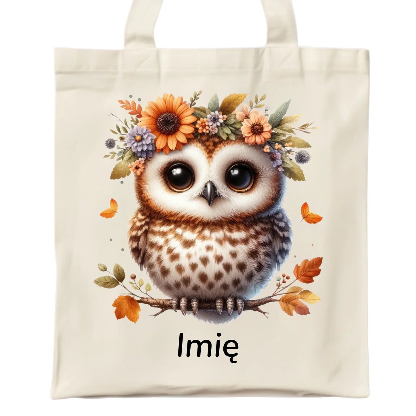 Torba jesienna - Sowa w kwiatach JS32 - StoryCups.pl