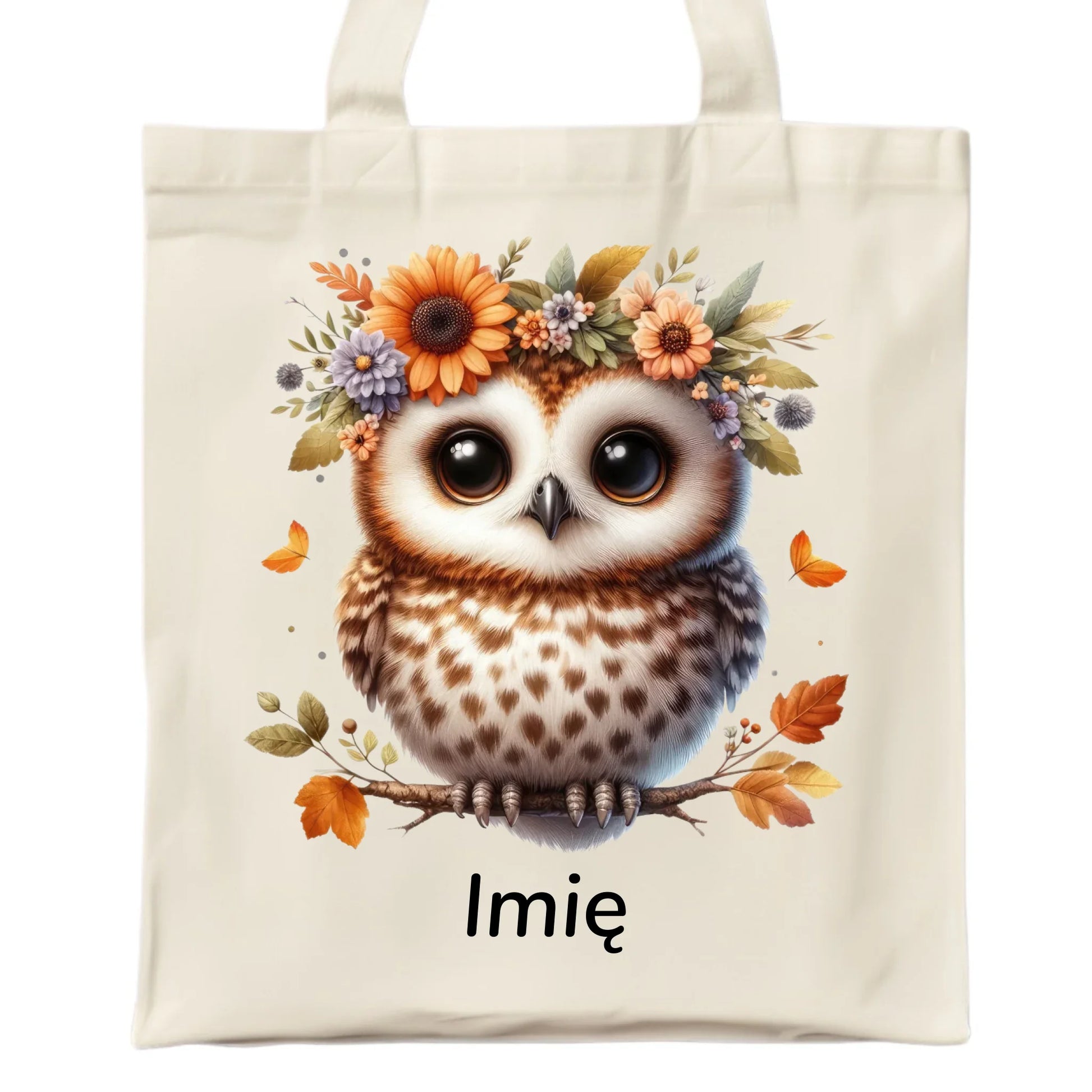 Torba jesienna - Sowa w kwiatach JS32 - StoryCups.pl