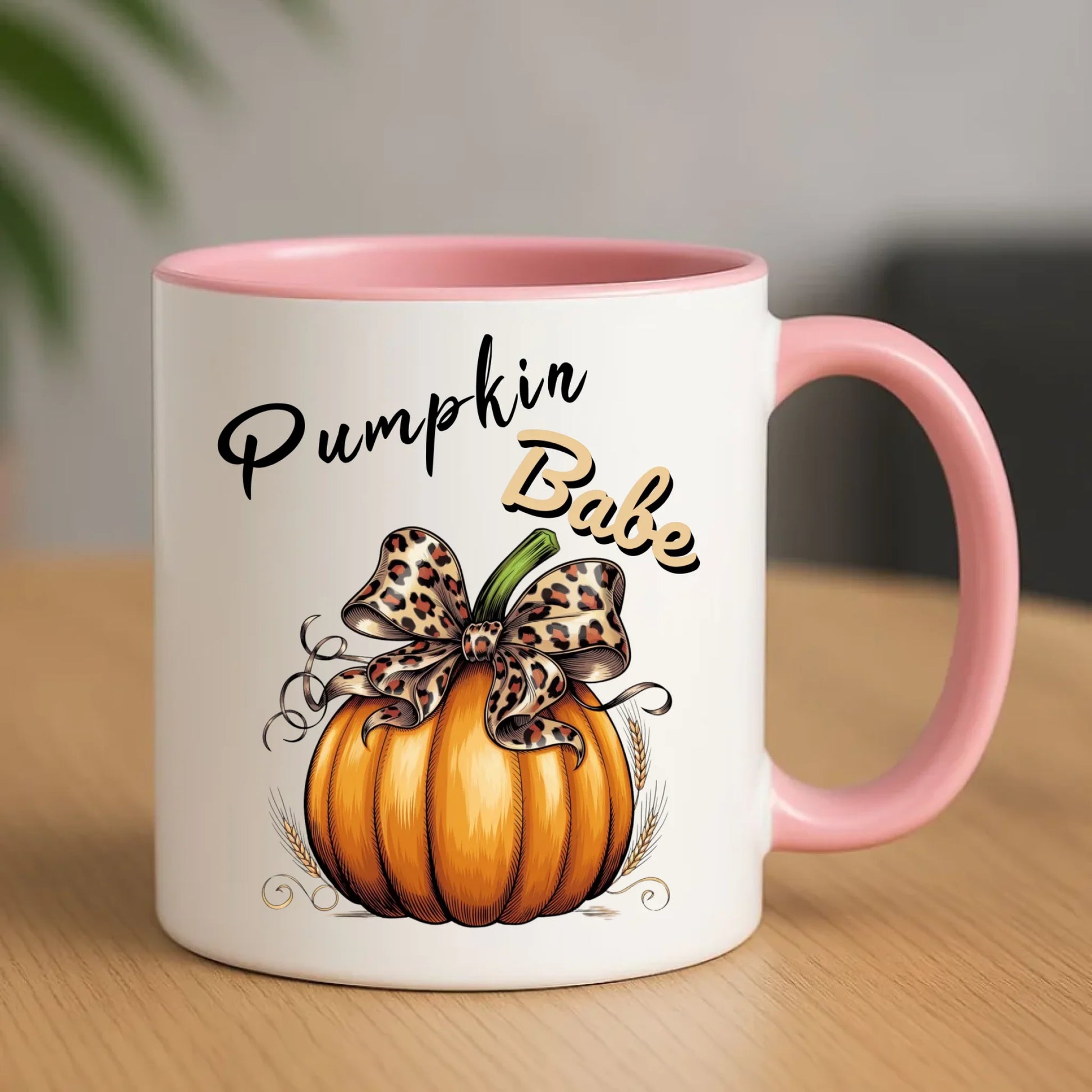 Kubek jesienny - Pumpkin Babe - dla miłośniczki dyni JS33 - StoryCups.pl