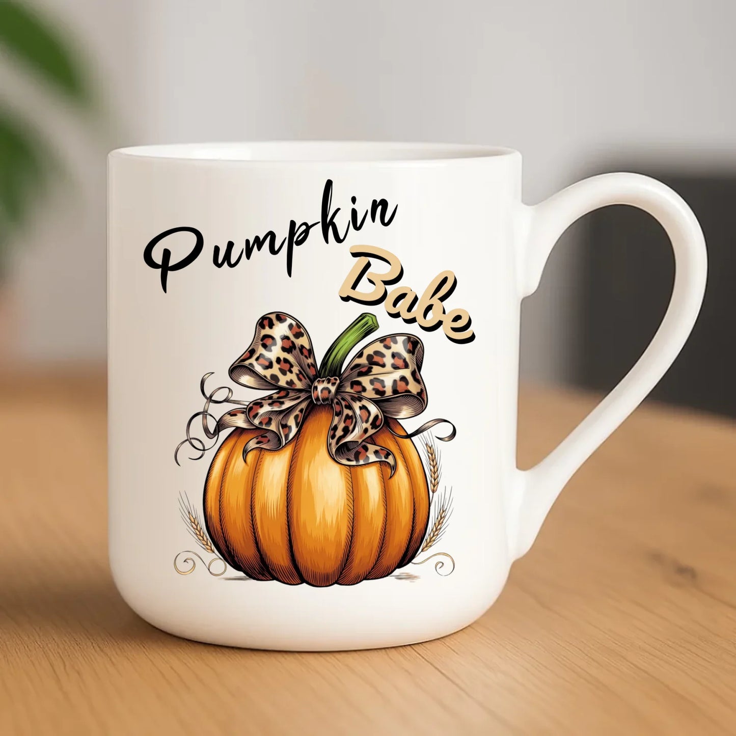 Kubek elegant jesienny - Pumpkin Babe - dla miłośniczki dyni JS33 - StoryCups.pl