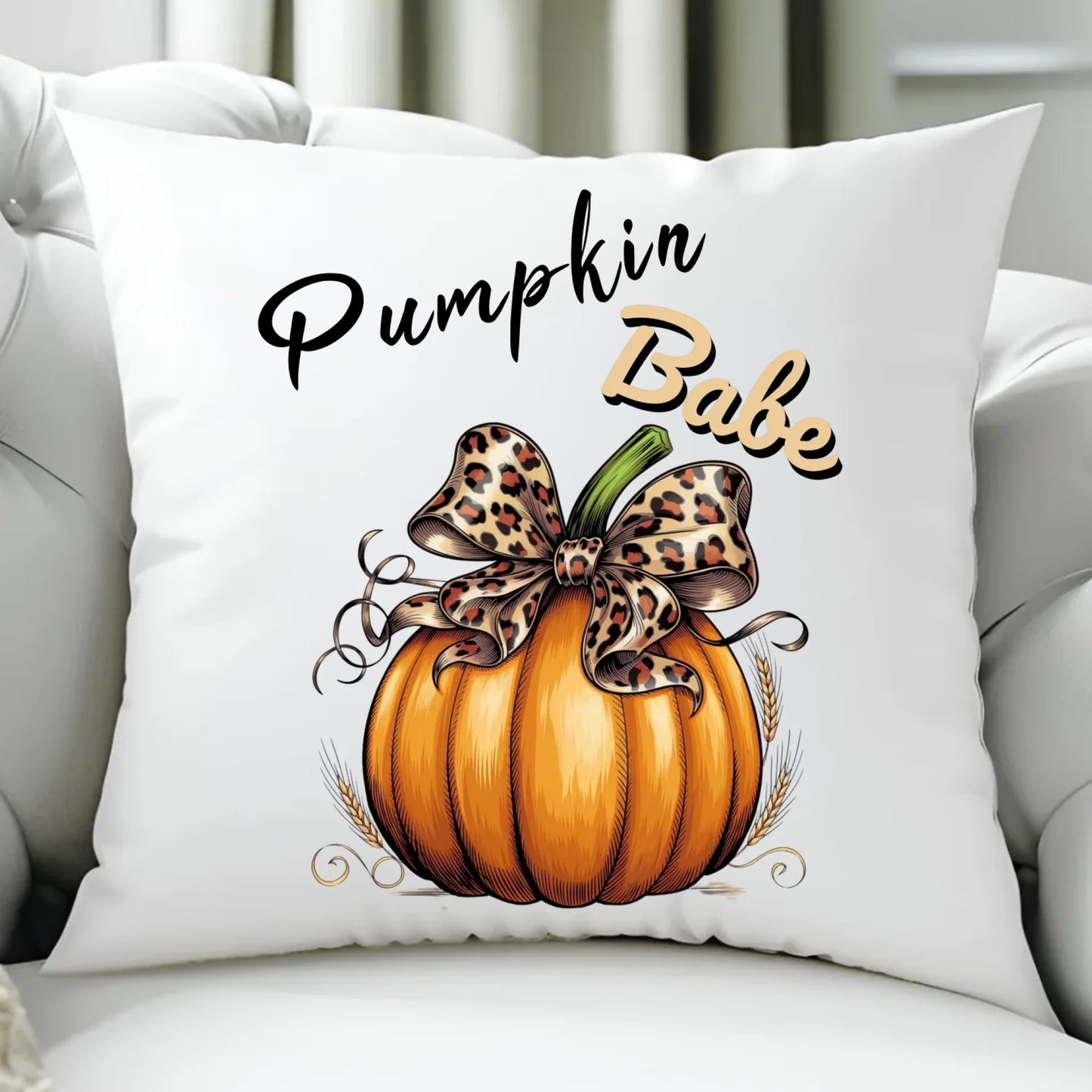 Poduszka jesienna - Pumpkin Babe - dla miłośniczki dyni JS33 - StoryCups.pl