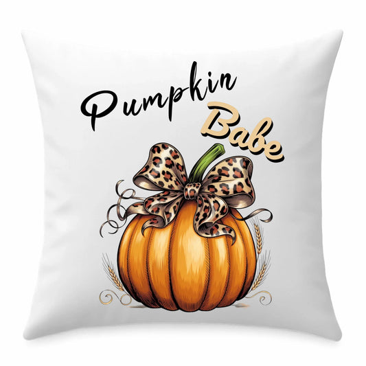 Poduszka jesienna - Pumpkin Babe - dla miłośniczki dyni JS33 - StoryCups.pl