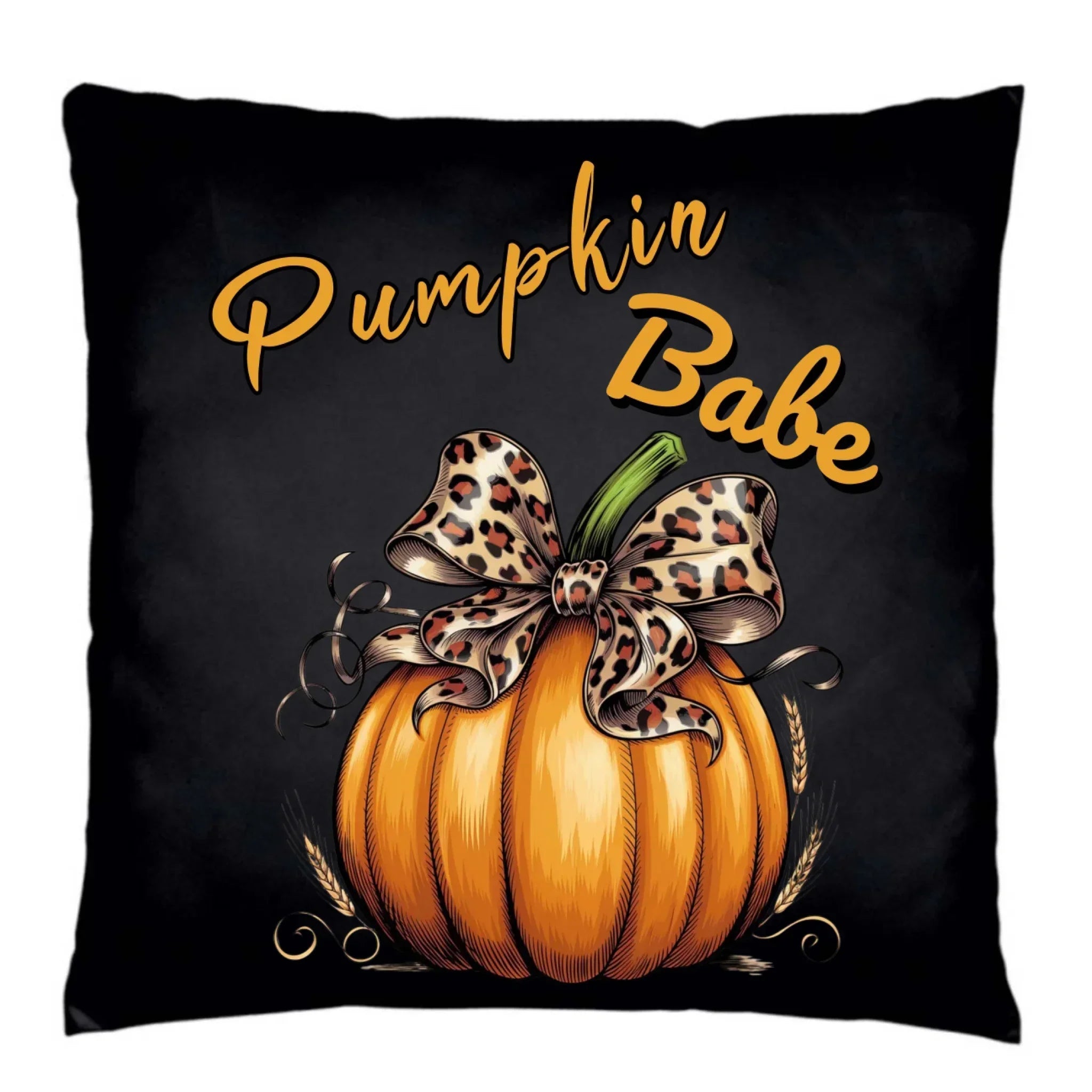 Poduszka dekoracyjna jesienna - Pumpkin Babe - dla miłośniczki dyni JS33 - StoryCups.pl