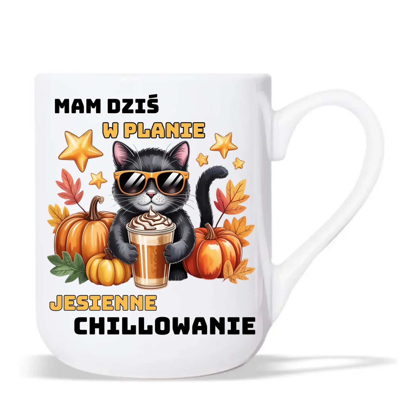 Kubek elegant jesienny - Mam dziś w planie jesienne chillowanie JS34 - StoryCups.pl